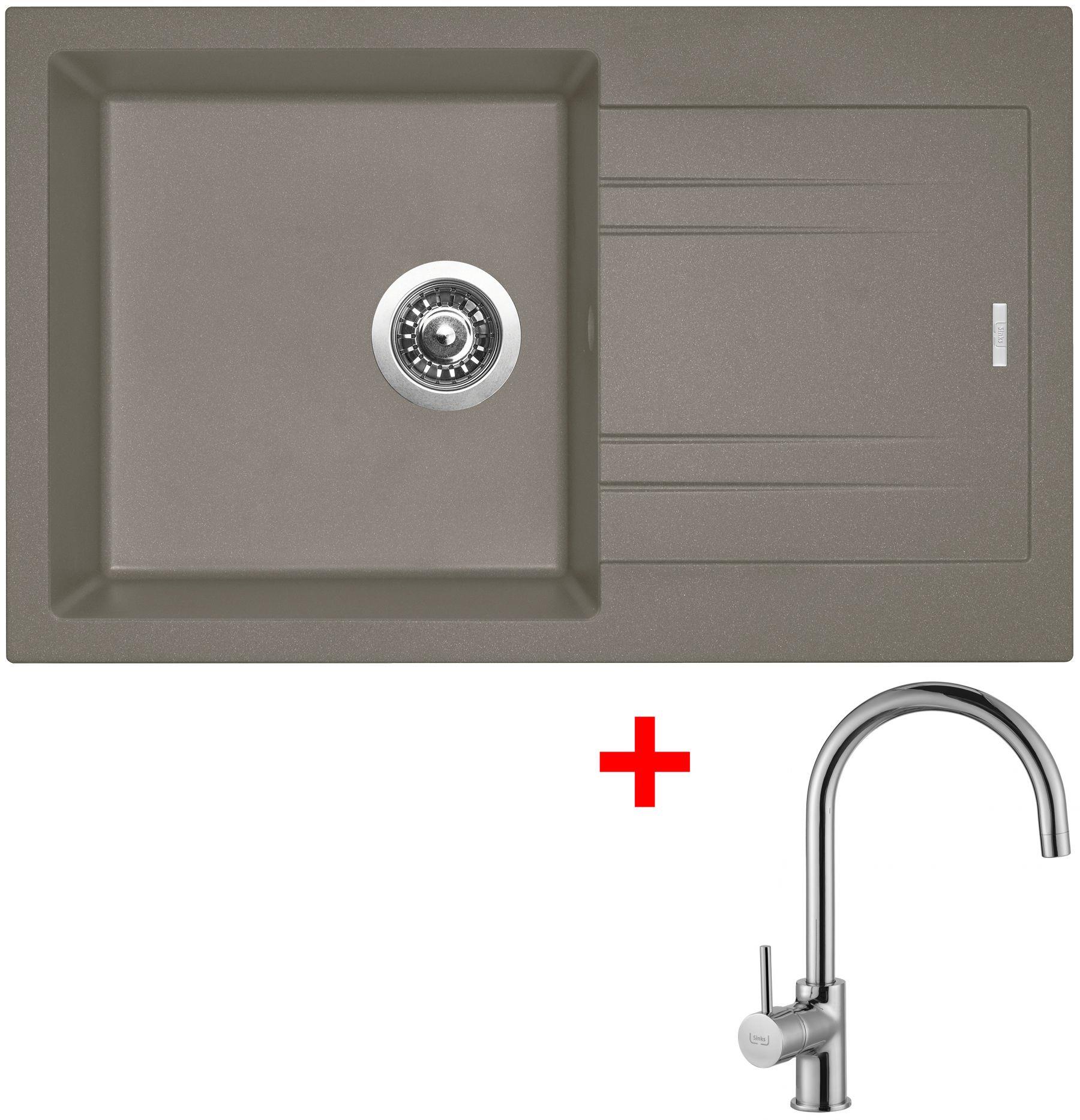 Sinks Linea 780 Truffle + Vitalia