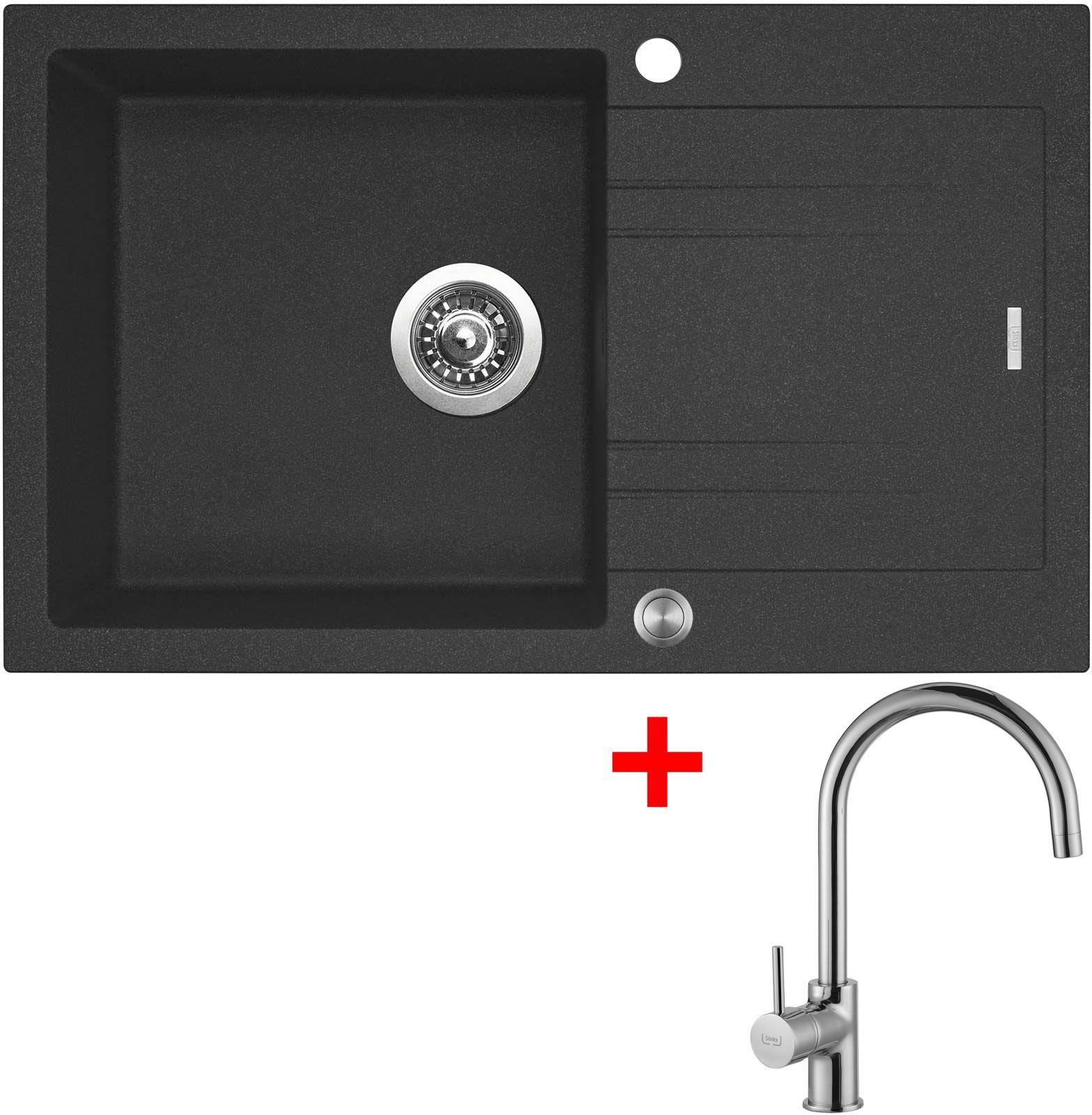 Sinks Linea 780 XC Granblack + Vitalia