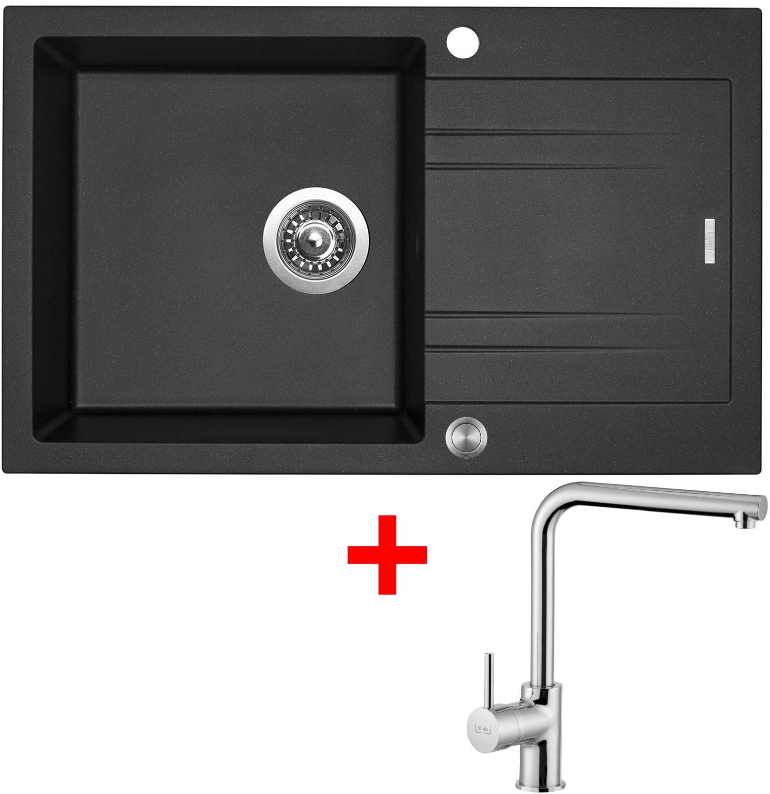 Sinks Linea 780 XC Metalblack + Elka