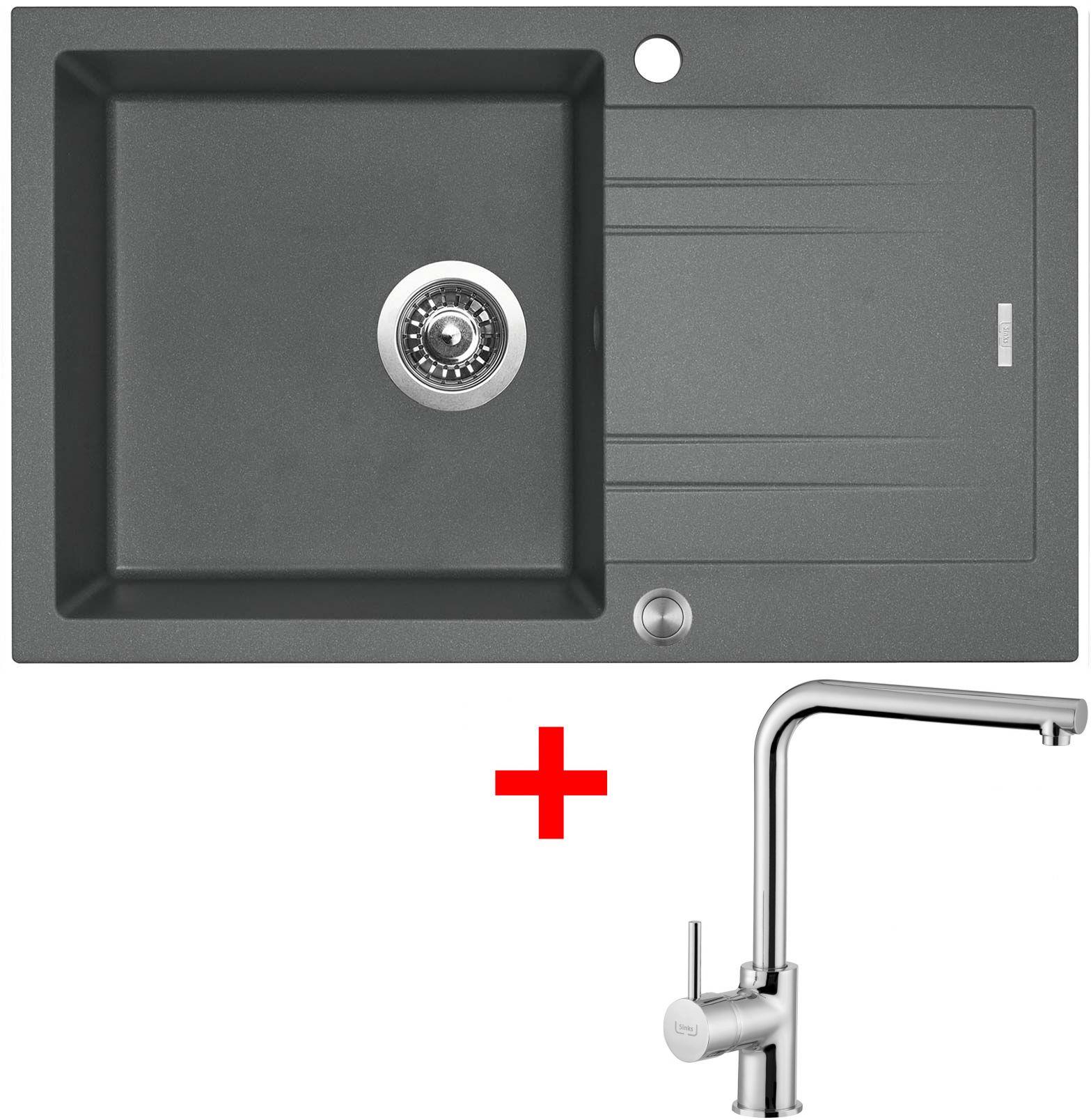 Sinks Linea 780 XC Titanium + Elka