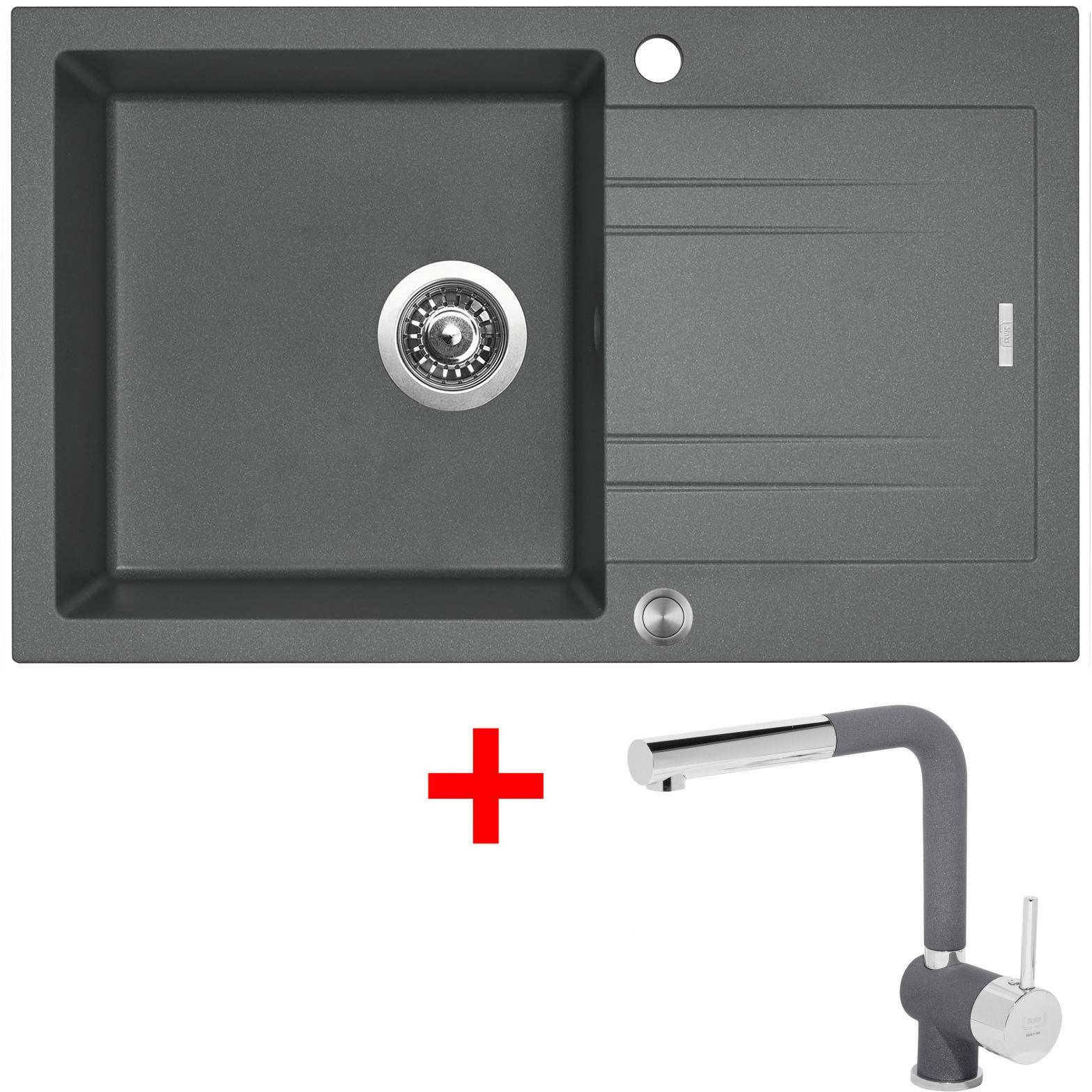 Sinks Linea 780 XC Titanium + Mix 3 P GR