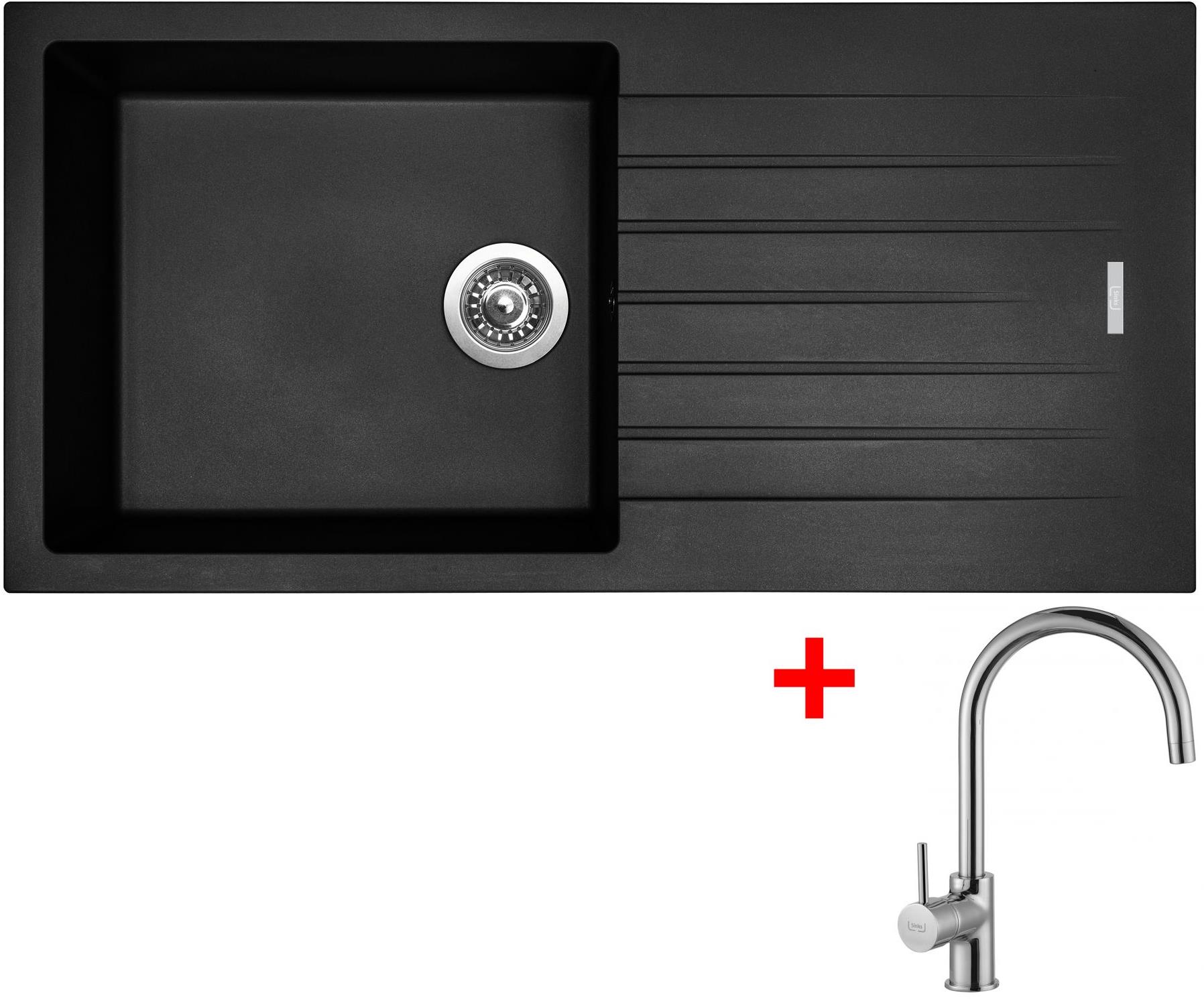 Sinks Perfecto 1000 Pureblack + Vitalia
