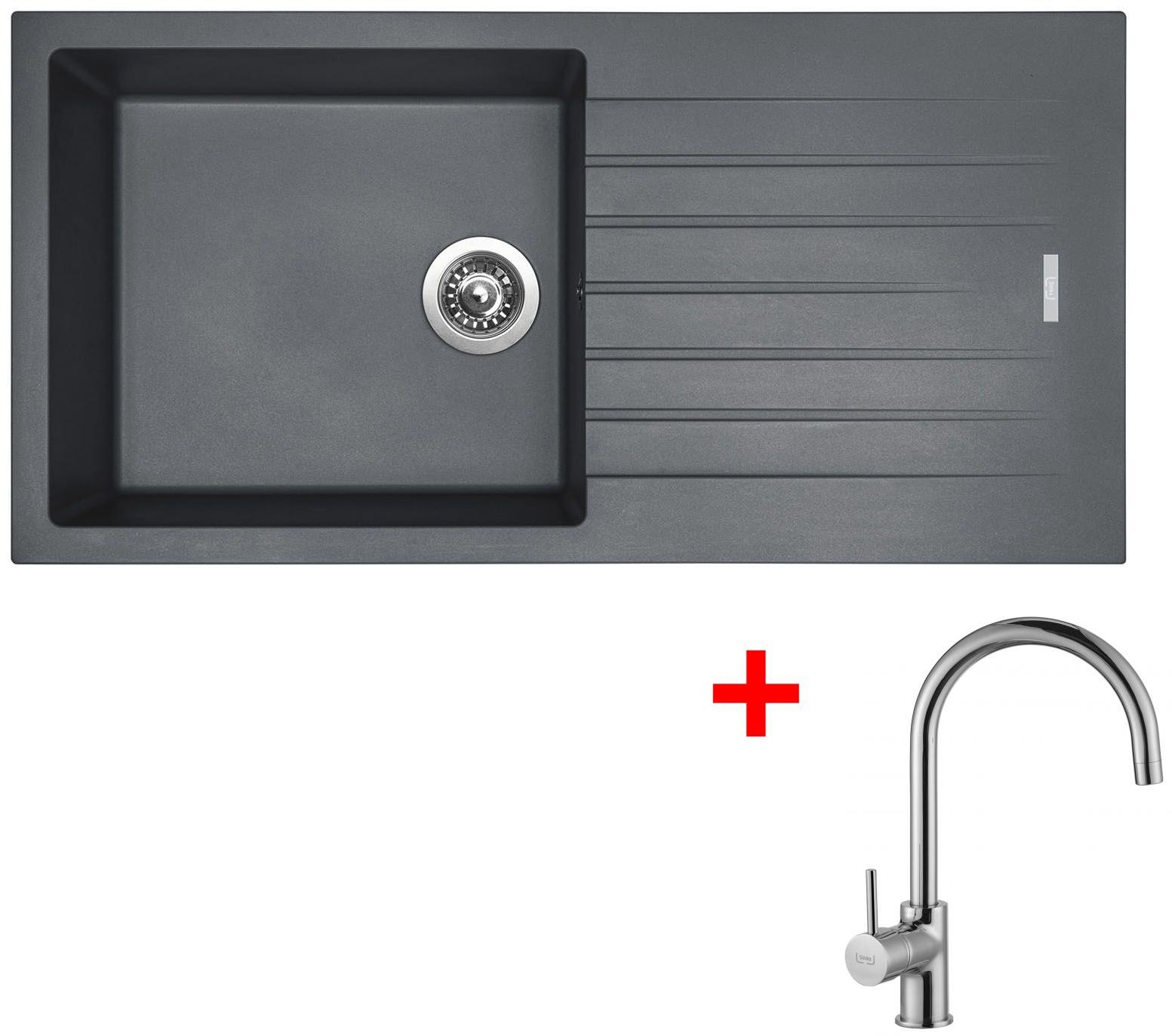 Sinks Perfecto 1000 Titanium + Vitalia