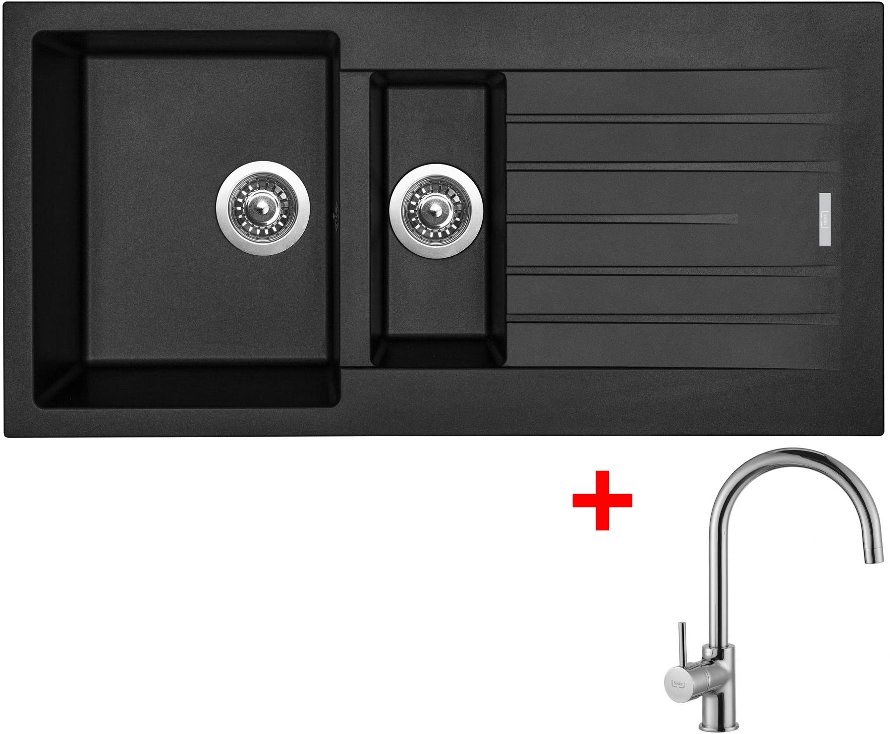 Sinks Perfecto 1000.1 Pureblack + Vitalia