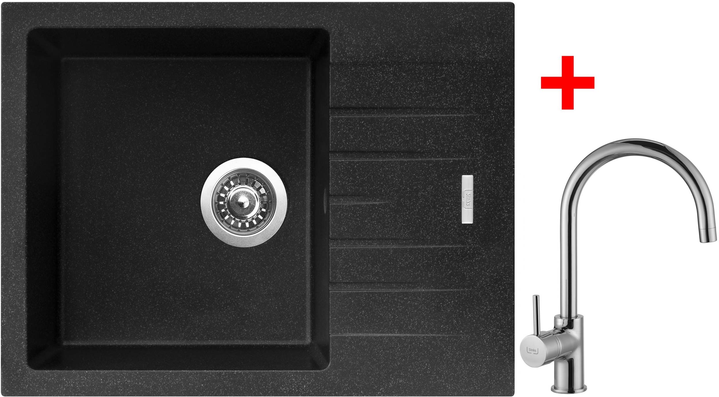 Sinks Perfecto 650 Granblack + Vitalia