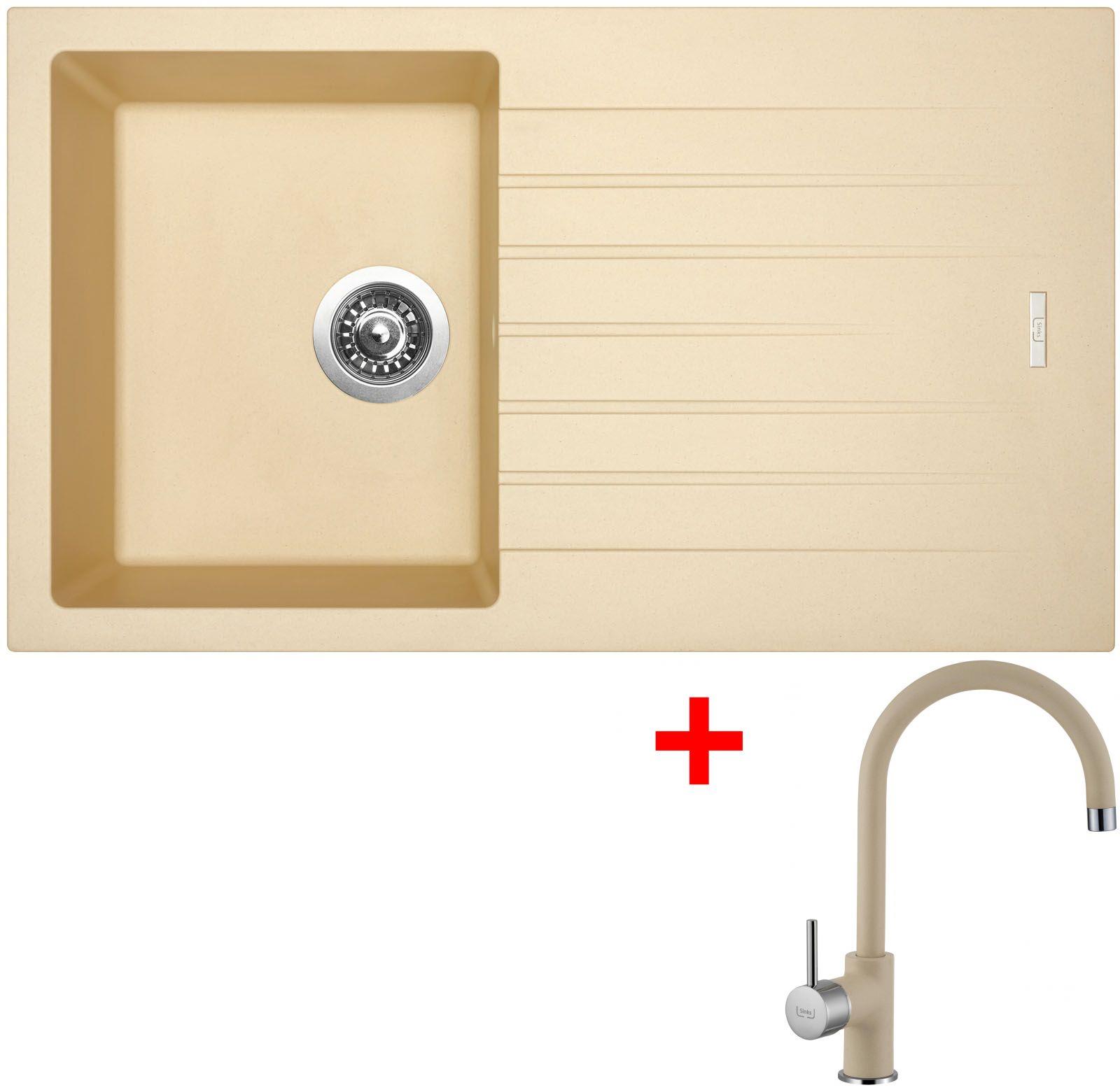 Sinks Perfecto 860 Sahara + Vitalia GR
