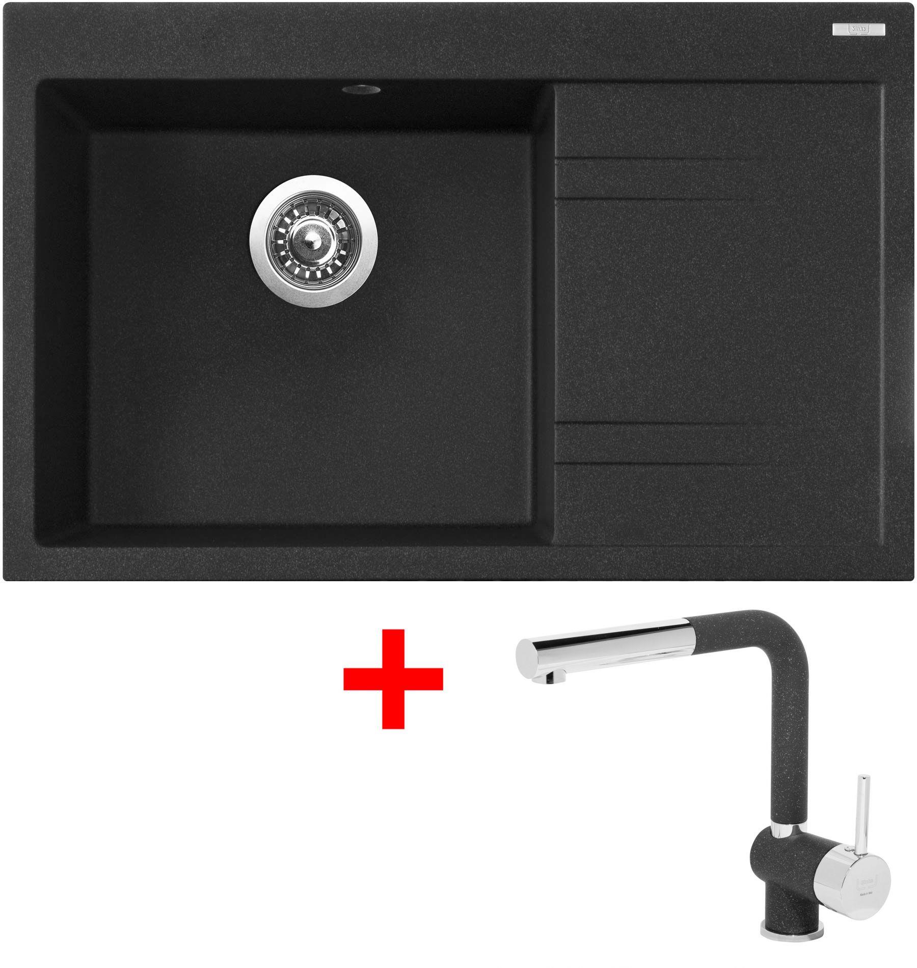 Sinks Rim 780 L Granblack + Mix 3 P GR