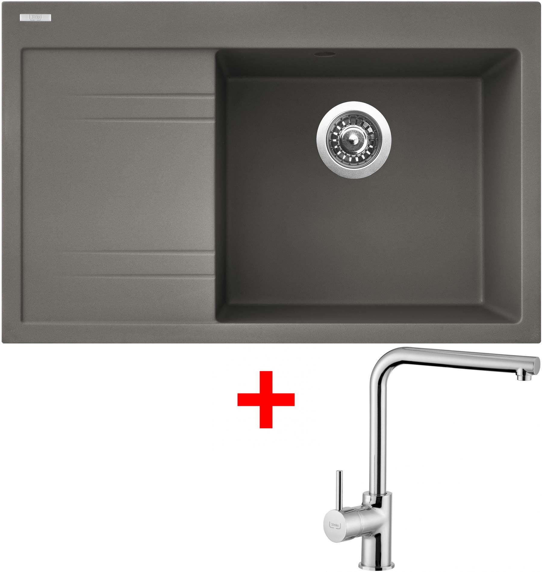 Sinks Rim 780 P Truffle + Elka