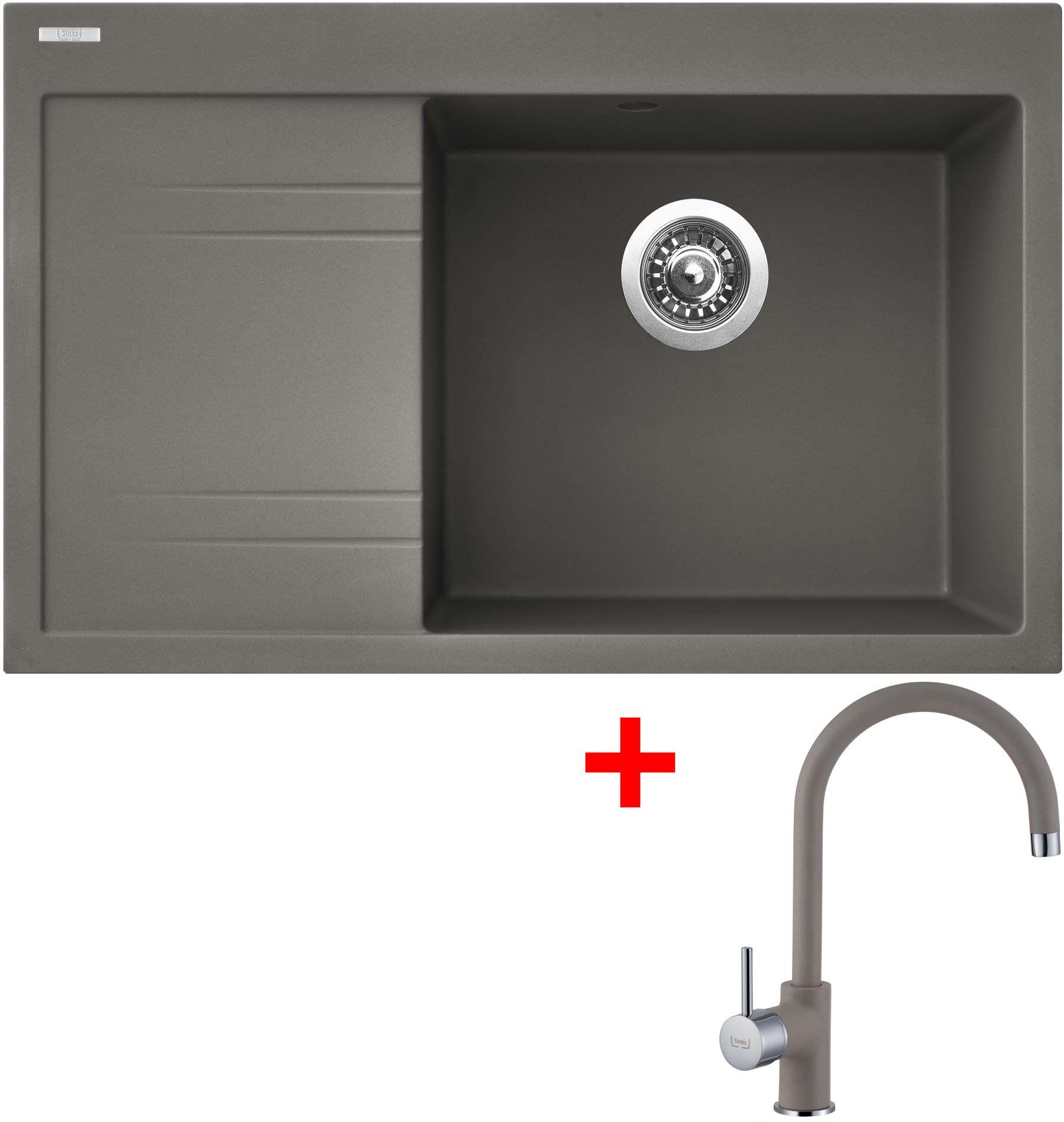 Sinks Rim 780 P Truffle + Vitalia GR