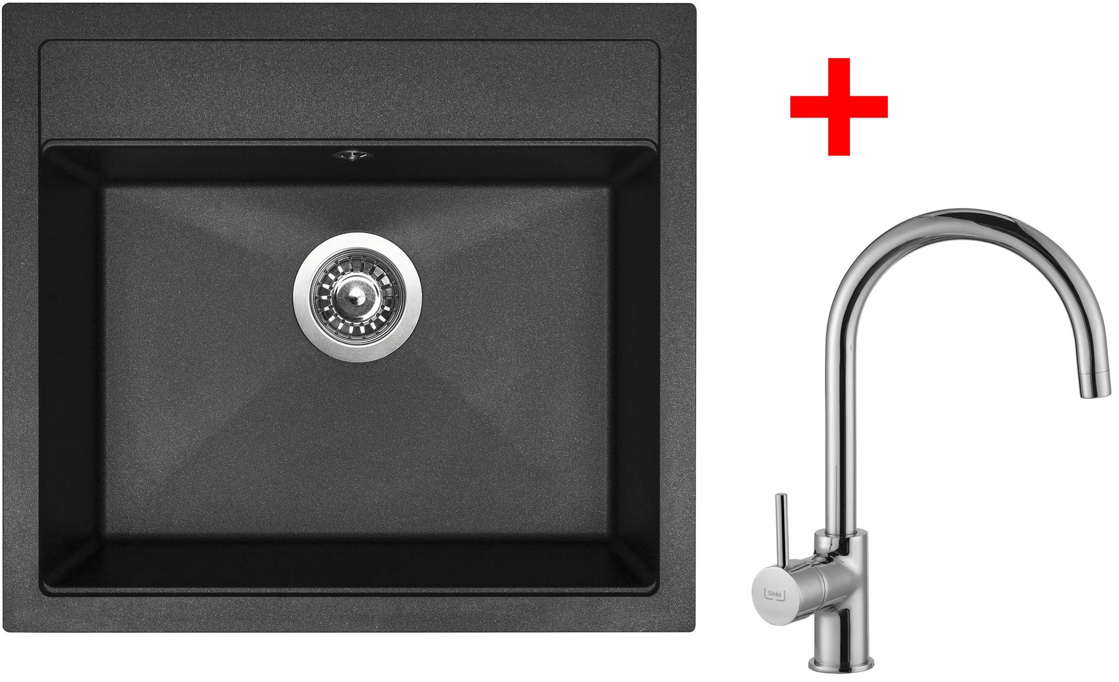 Sinks Solo 560 Granblack + Vitalia