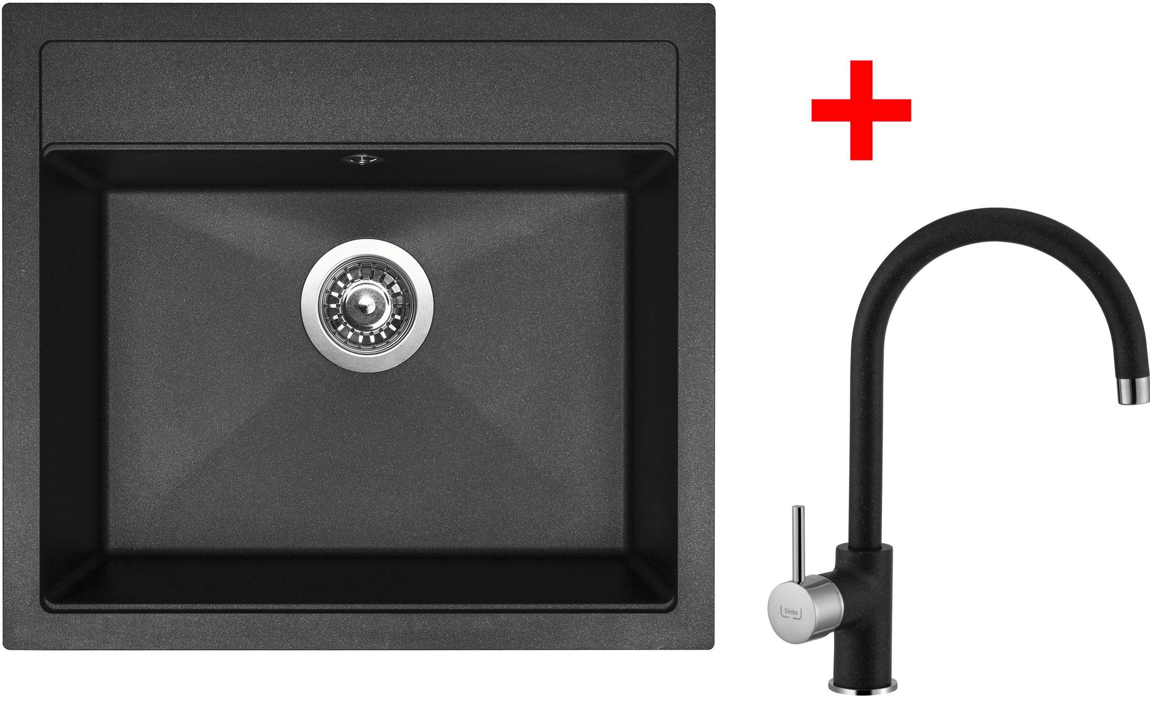 Sinks Solo 560 Granblack + Vitalia GR
