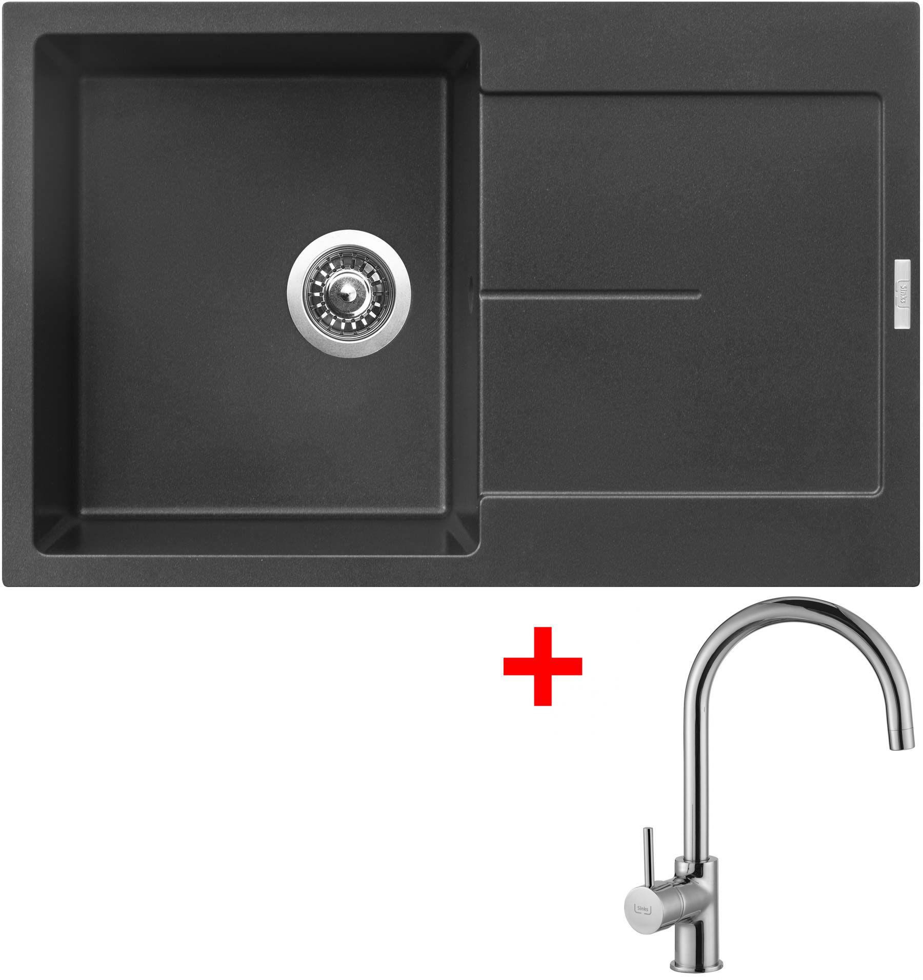 Sinks Ultima 790 Metalblack + Vitalia
