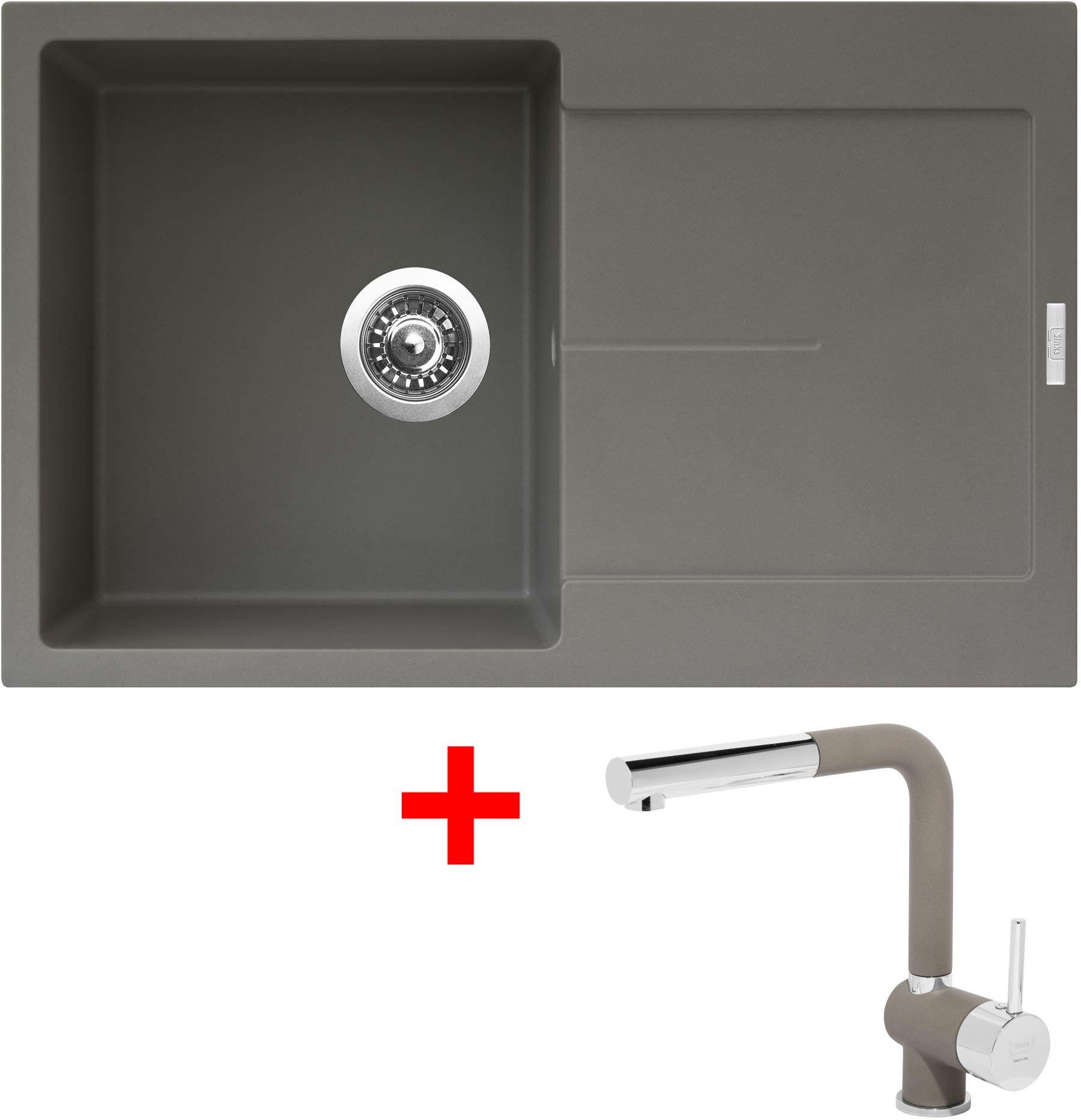 Sinks Ultima 790 Truffle + Mix 3 P GR