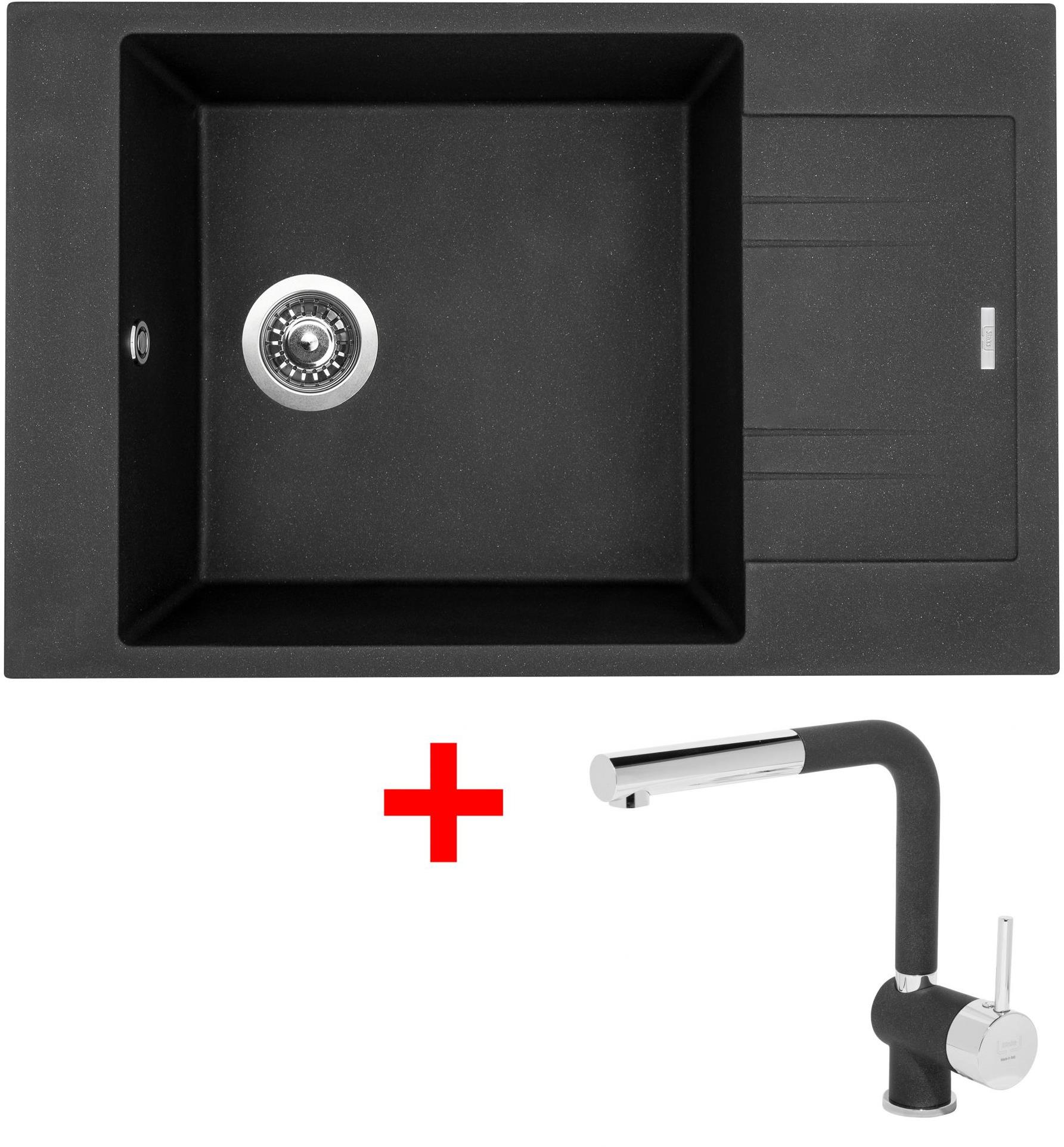 Sinks Vario 780 Metalblack + Mix 3 P GR