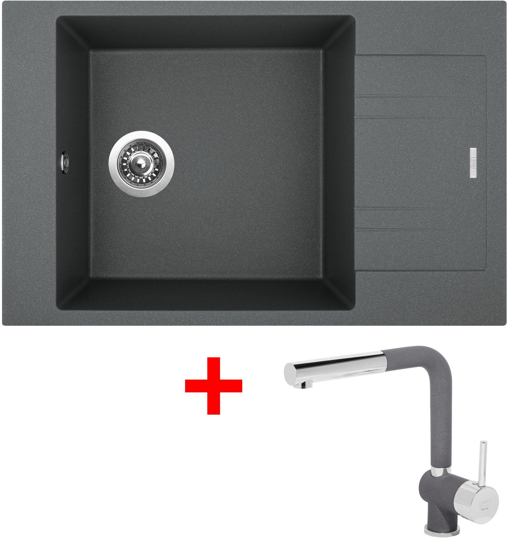 Sinks Vario 780 Titanium + Mix 3 P GR