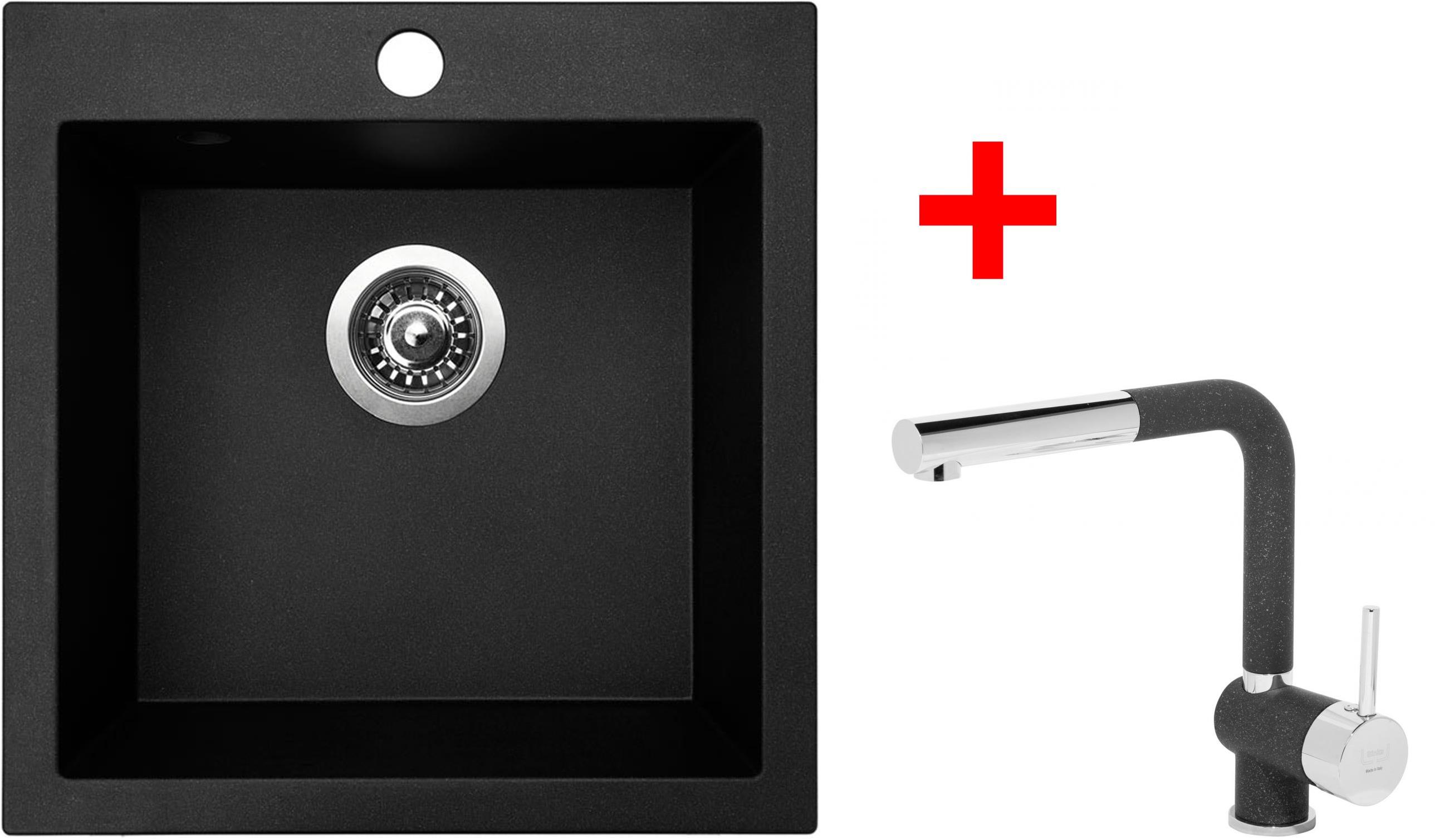 Sinks Viva 455 Granblack + Mix 3 P GR