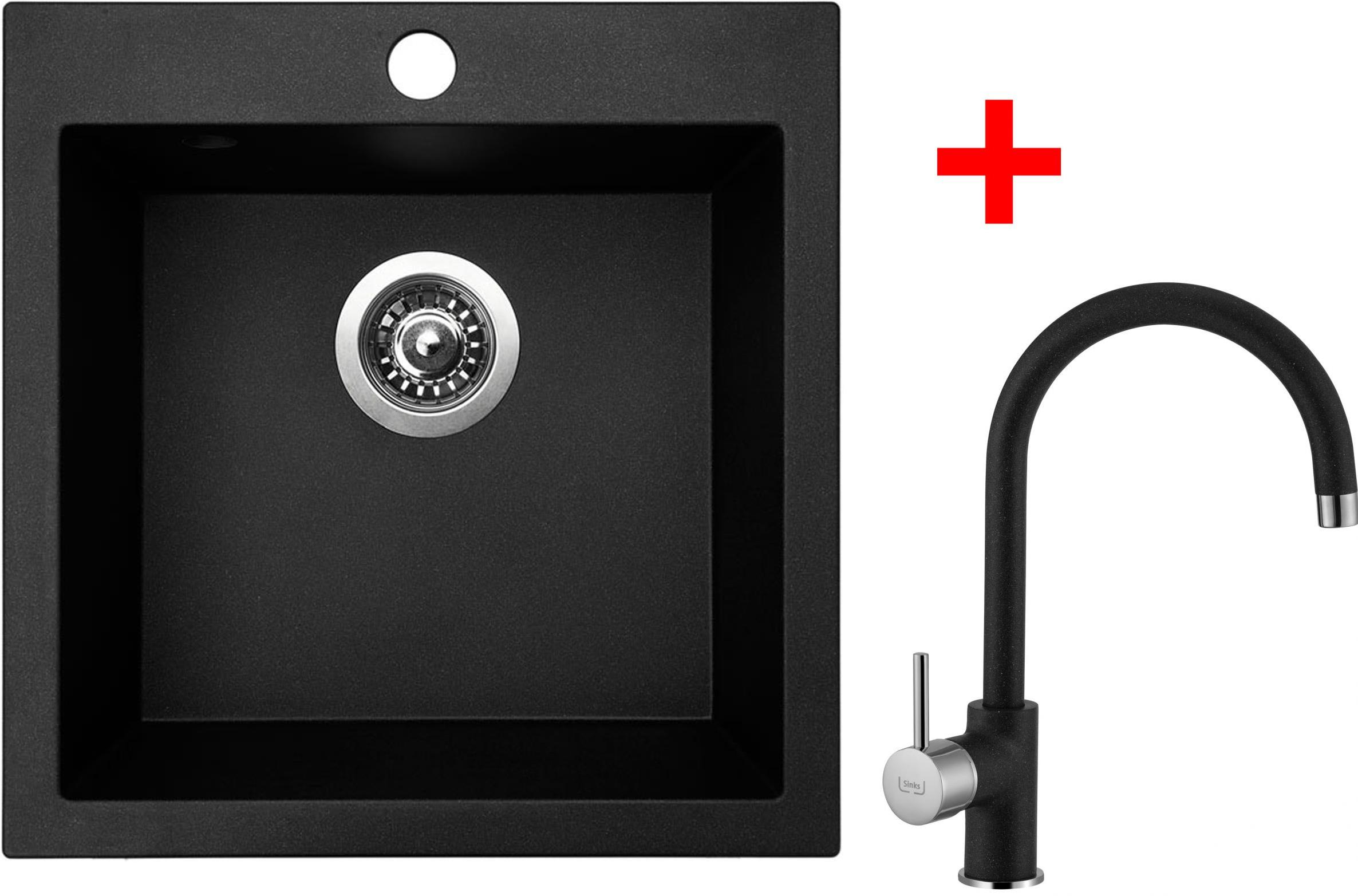 Sinks Viva 455 Granblack + Vitalia GR