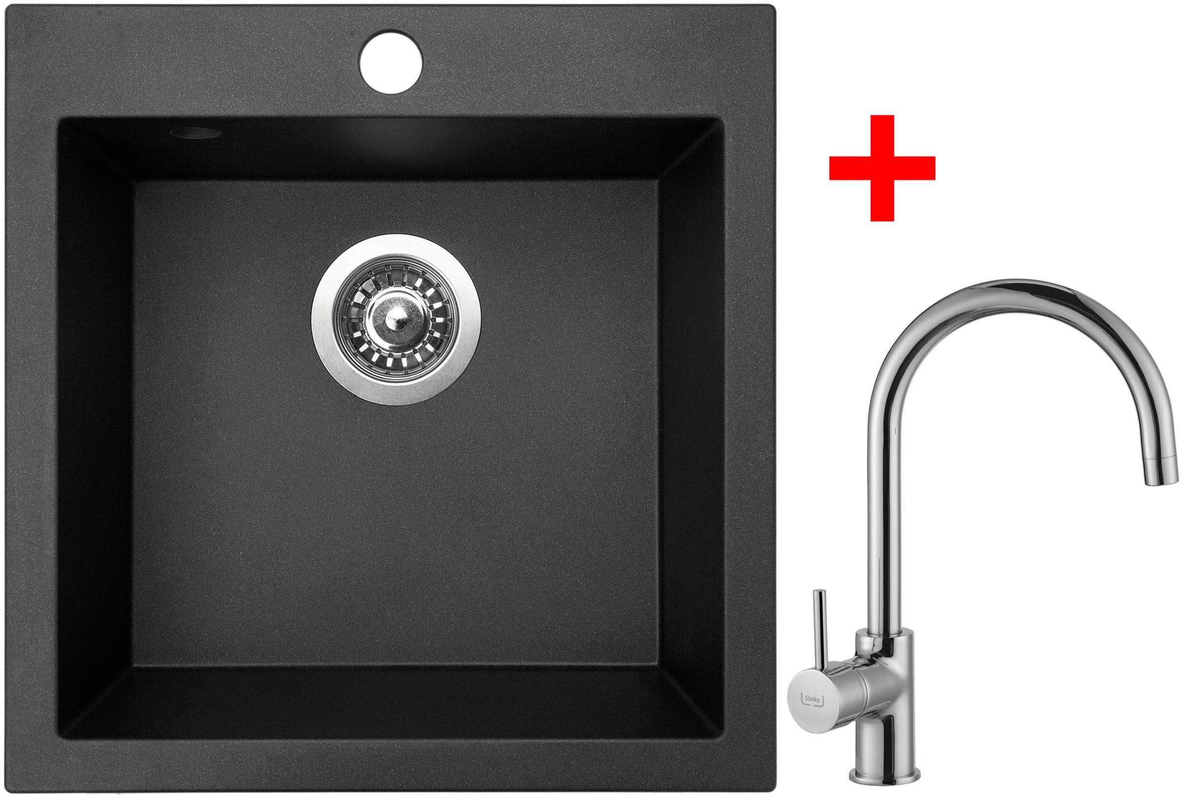 Sinks Viva 455 Metalblack + Vitalia