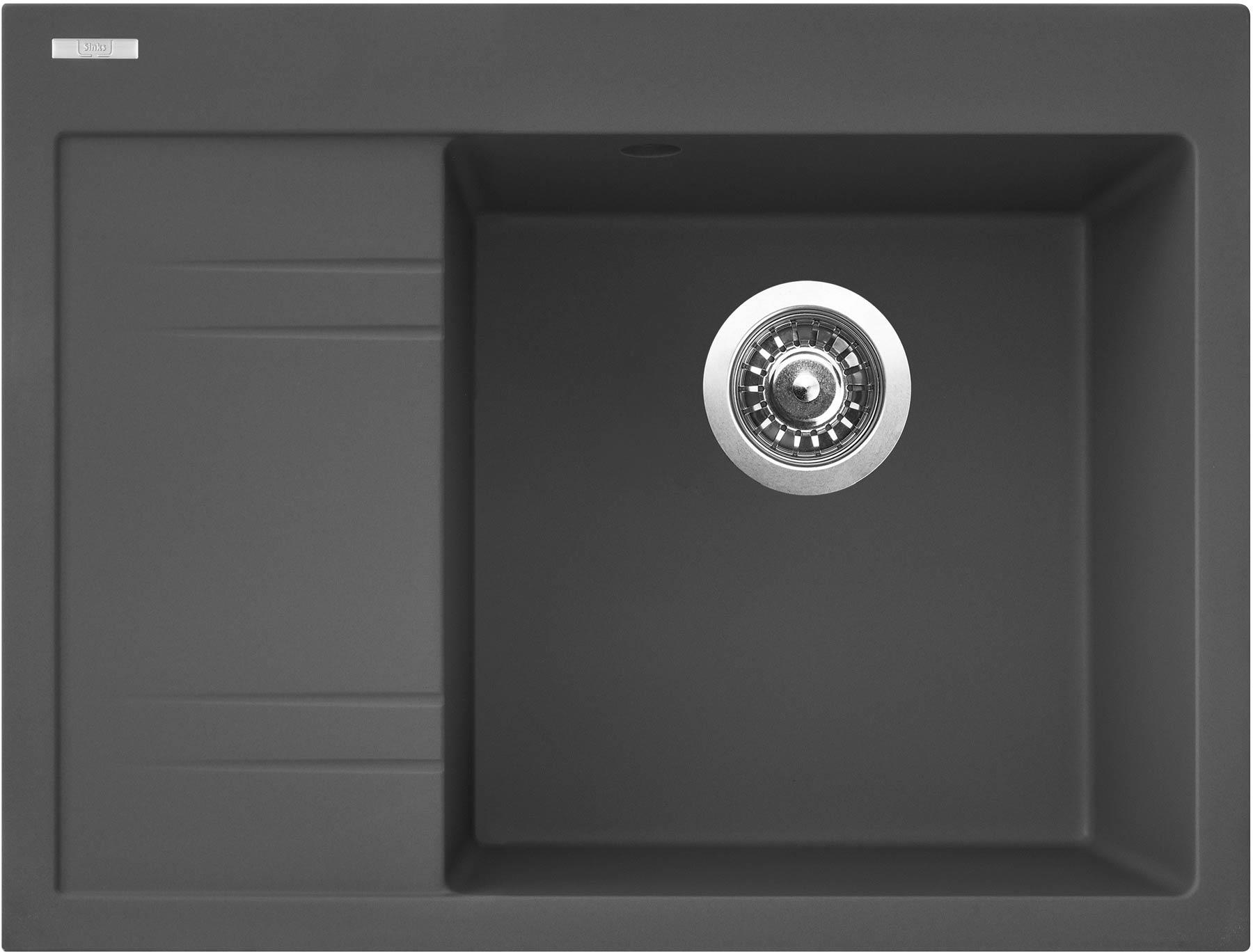 Sinks RIM 650 P Titánium pravý