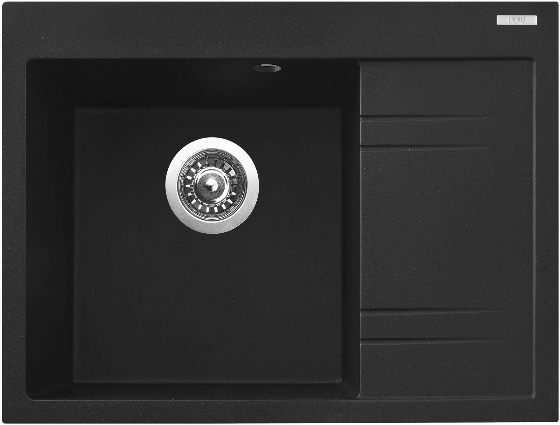 Sinks RIM 650 L Metalblack ľavý
