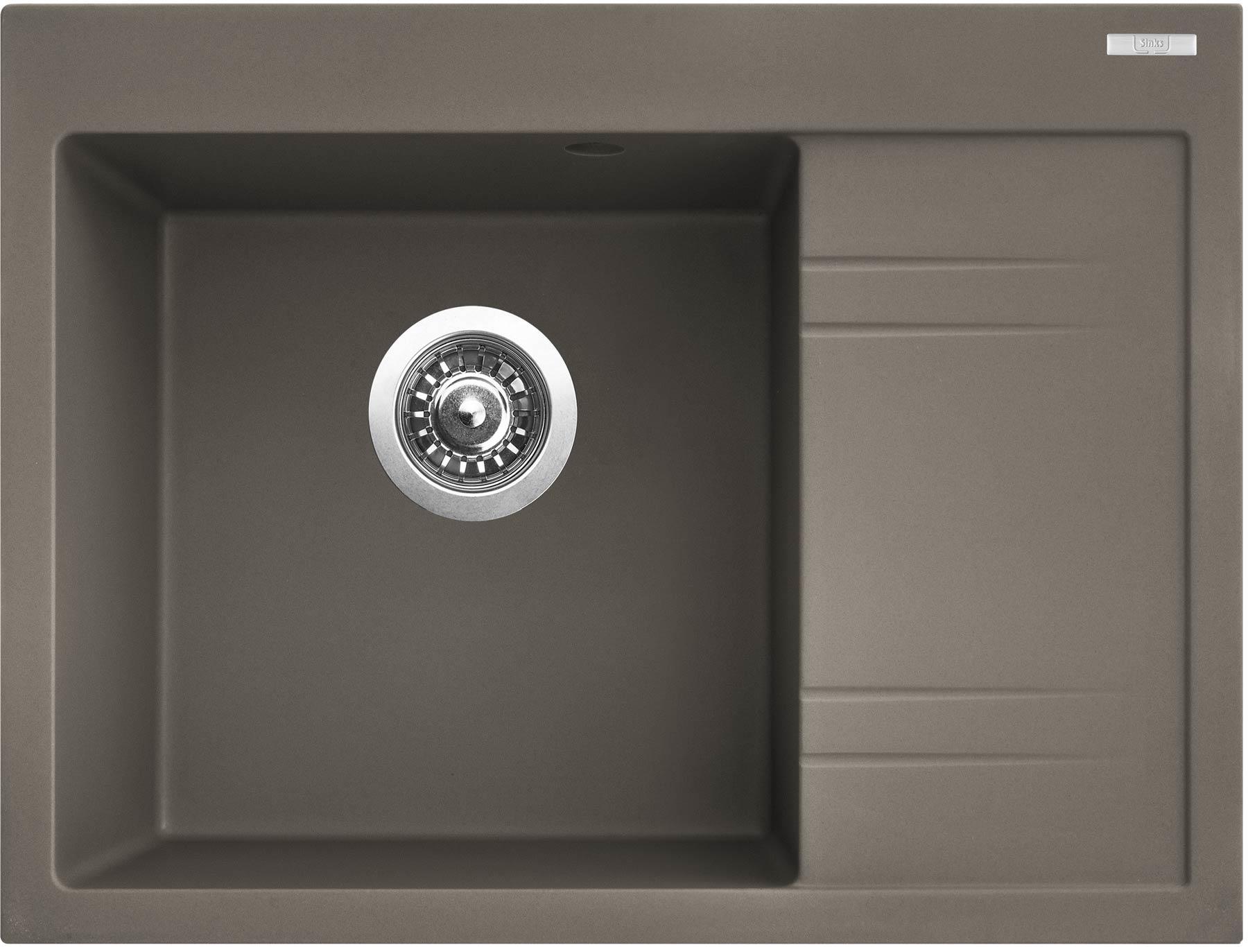 Sinks RIM 650 L Truffle ľavý
