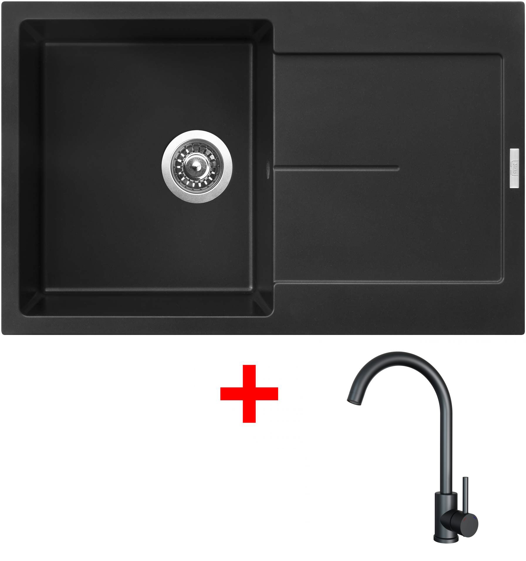 Sinks Ultima 790 Pureblack + Arco čierny matný