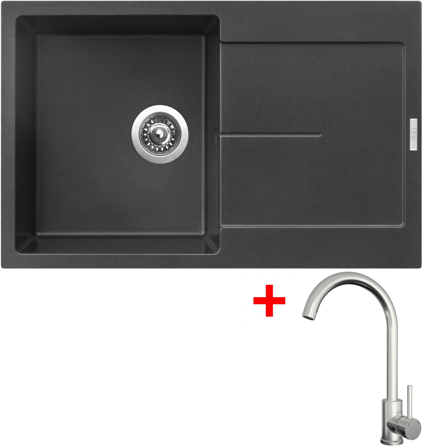 Sinks Ultima 790 Metalblack + Arco celoantikorový