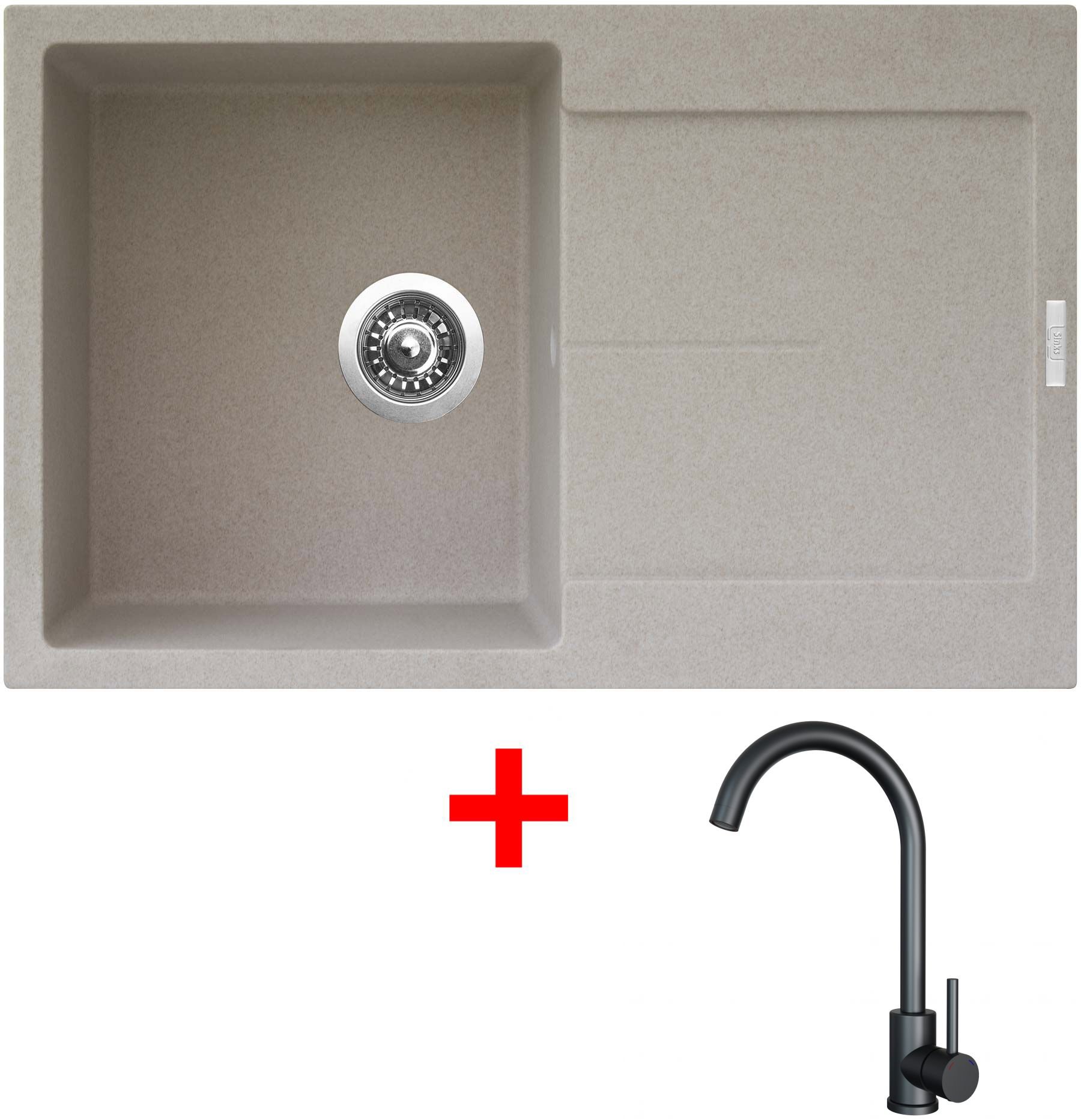Sinks Ultima 790 Avena + Arco čierny matný