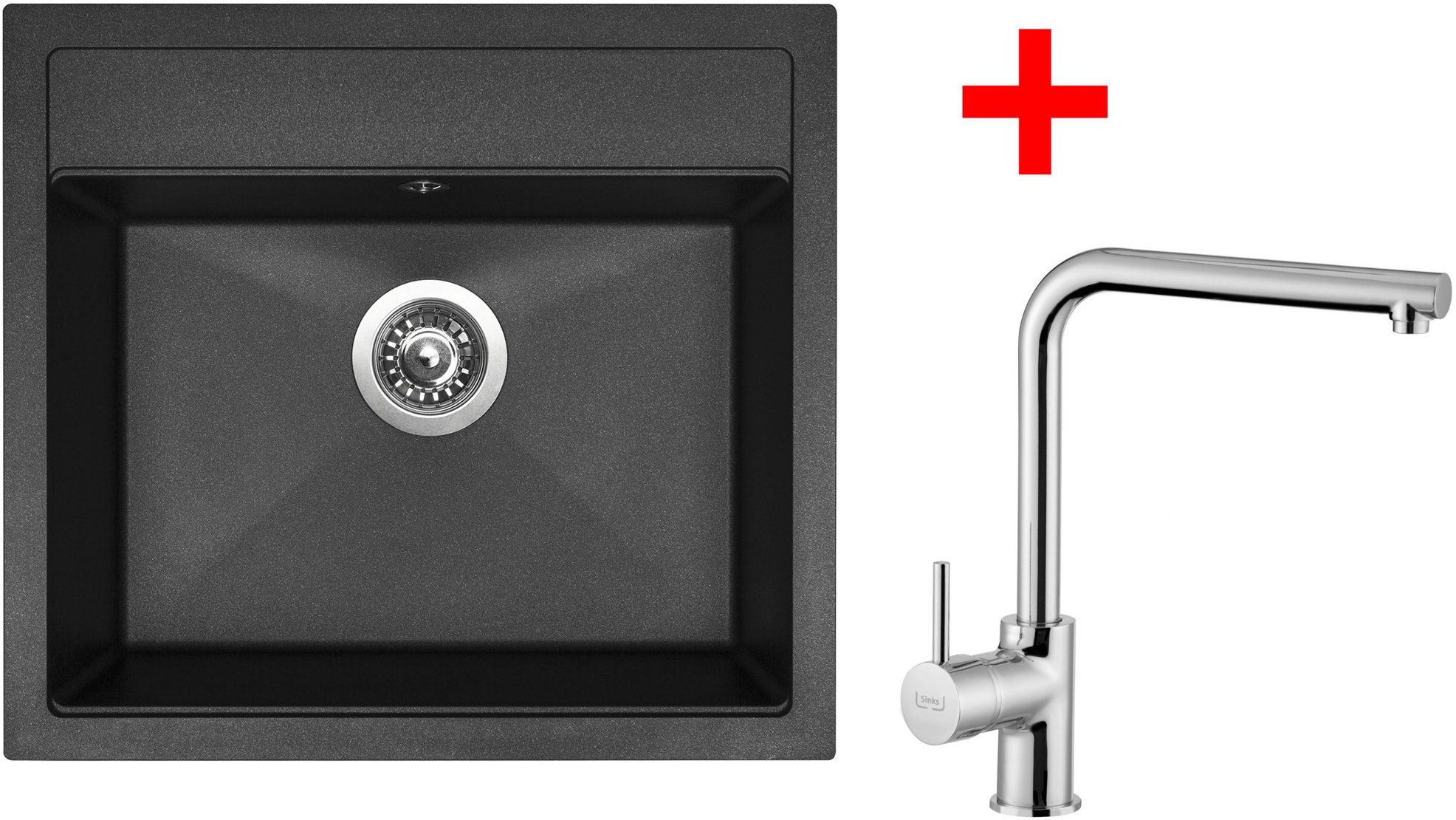 Sinks Solo 560 Granblack + Elka lesklý