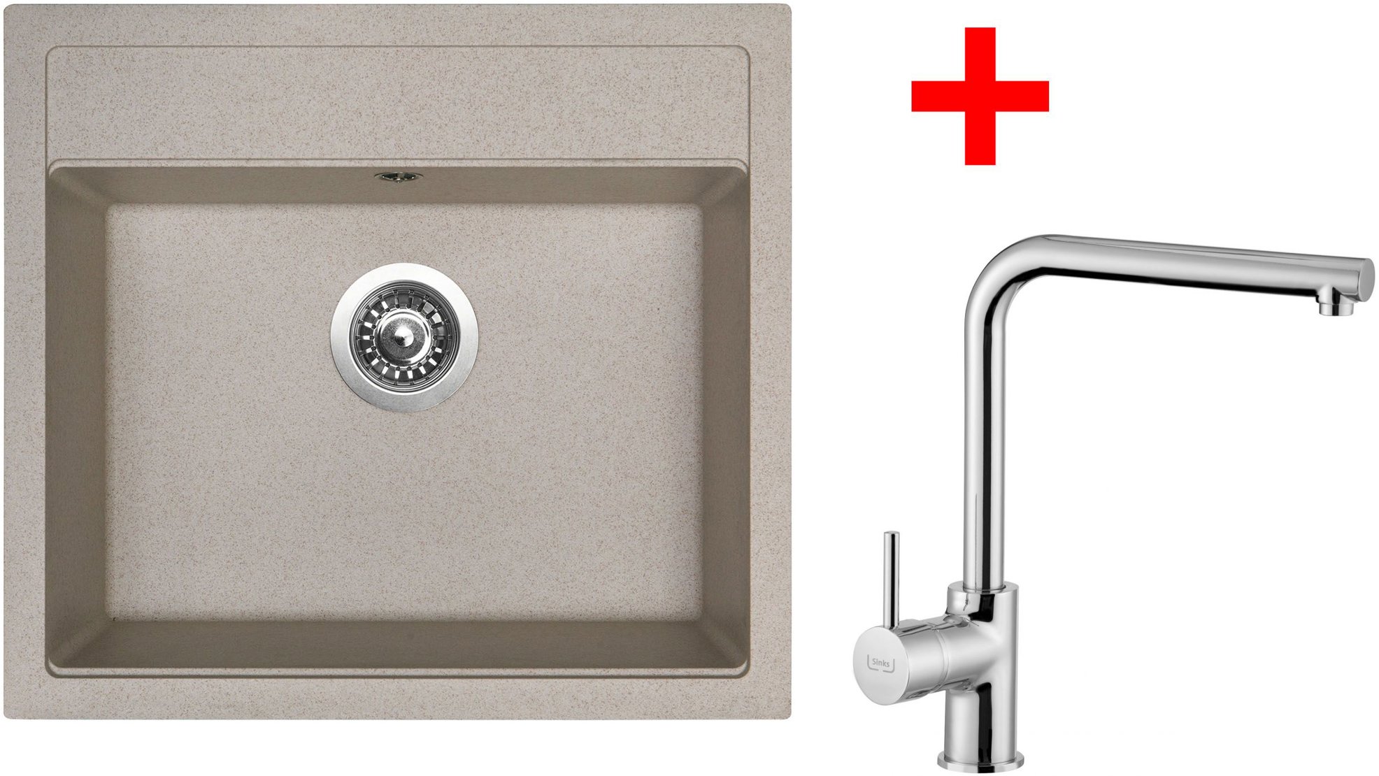 Sinks Solo 560 Avena + Elka lesklý