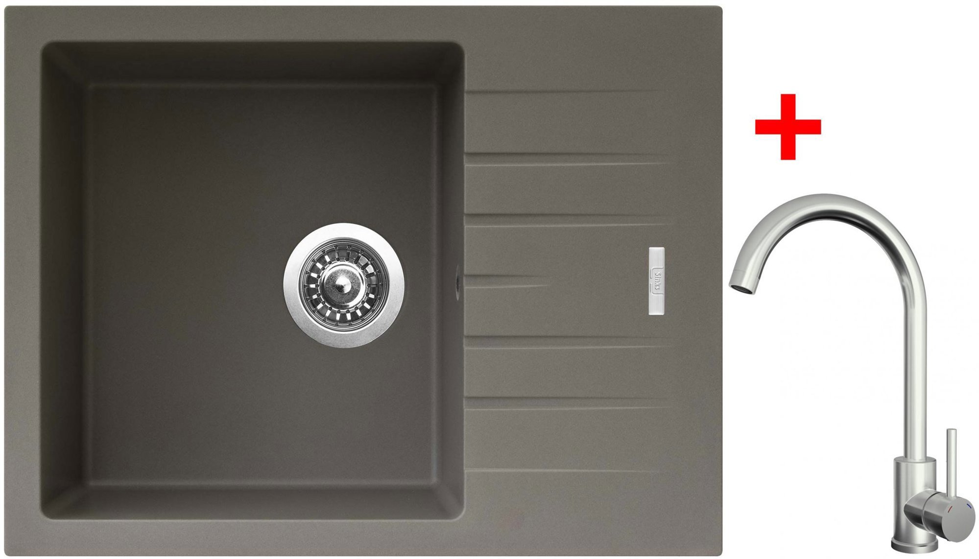 Sinks Perfecto 650 Truffle + Arco celoantikorový