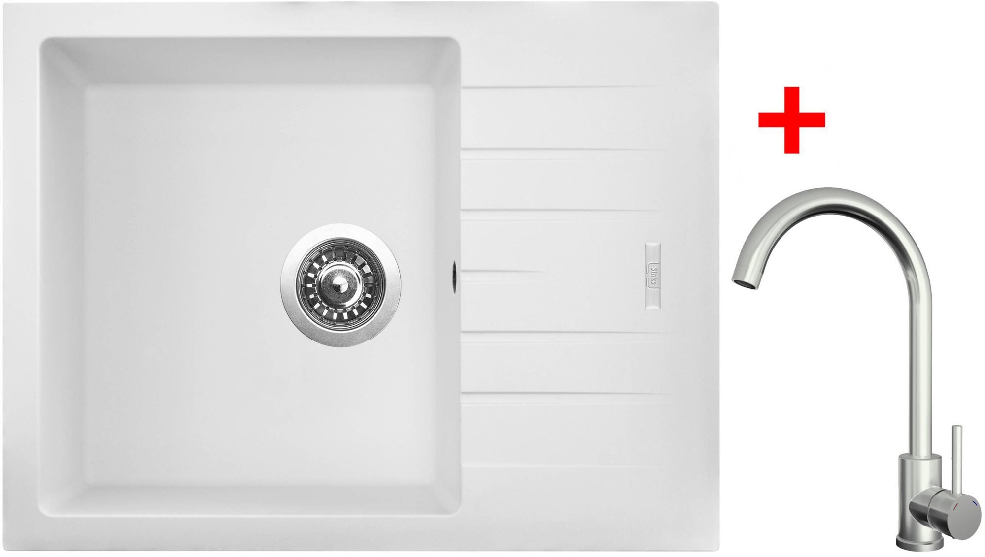 Sinks Perfecto 650 Milk + Arco celoantikorový