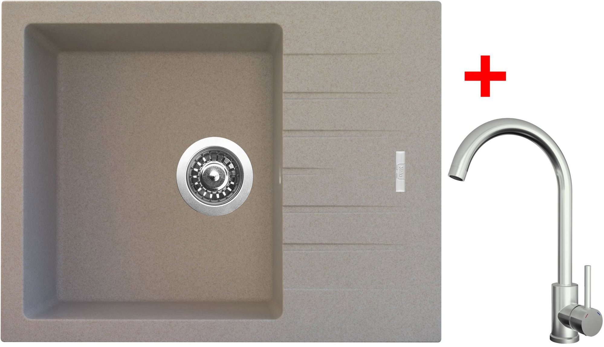 Sinks Perfecto 650 Avena + Arco celoantikorový