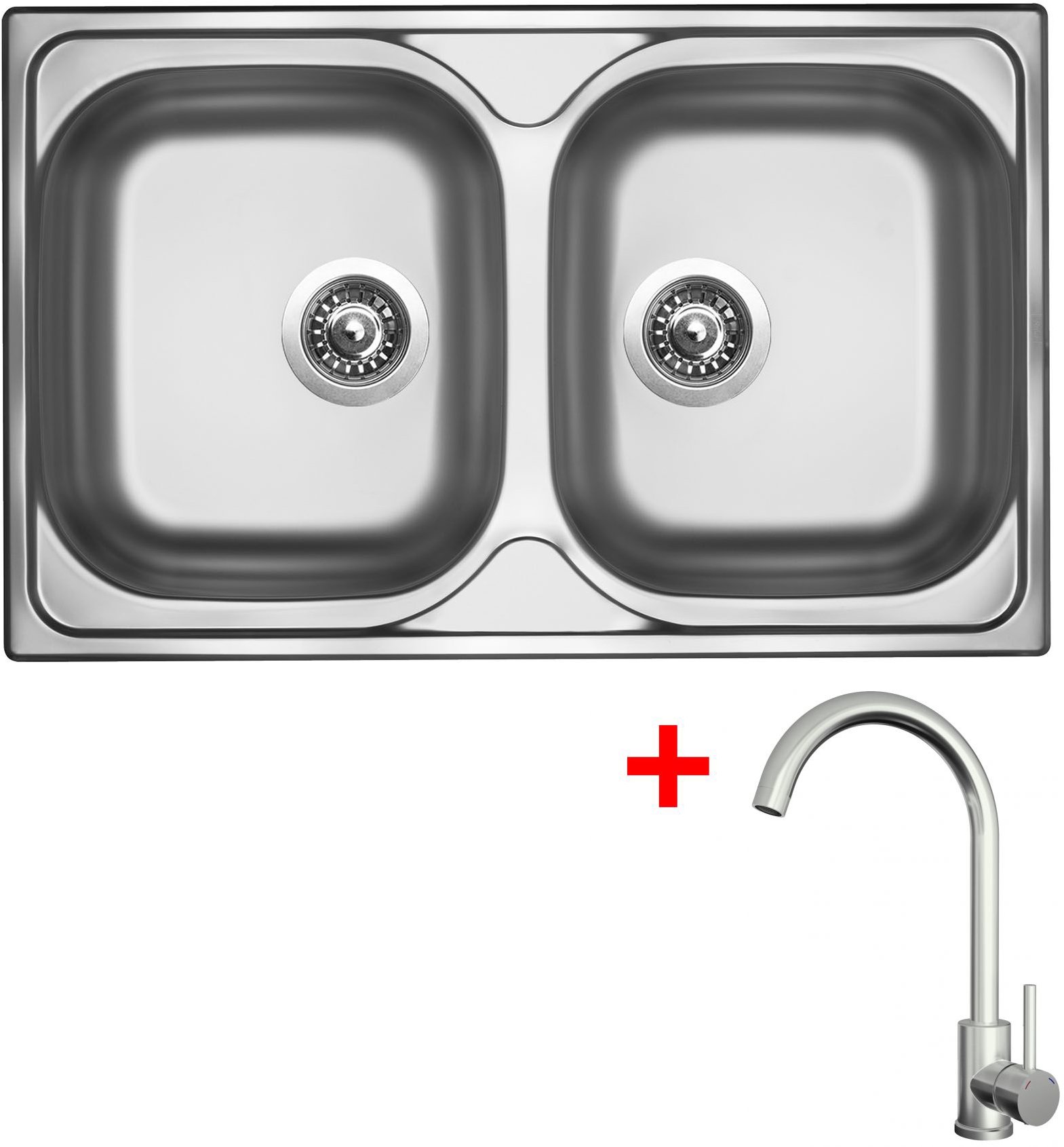 Sinks Classic 800 Duo + Arco celoantikorový