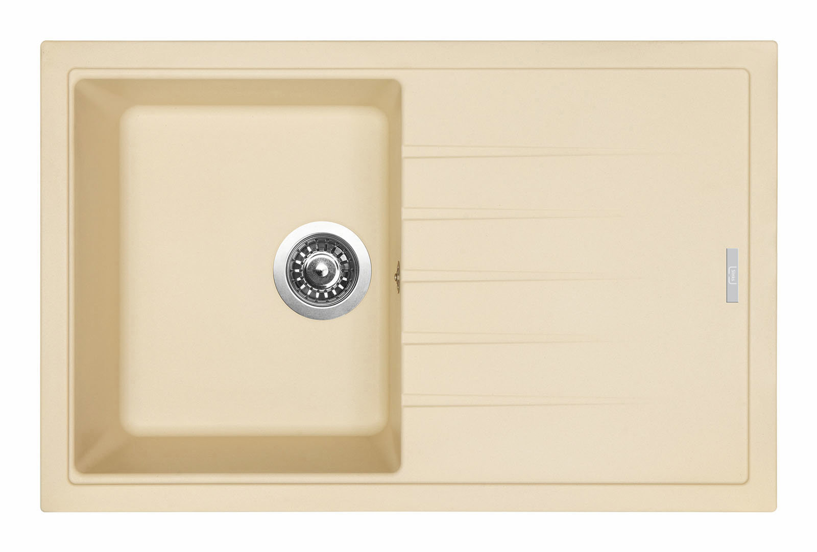 Sinks Best 780 Sahara + Elasta nehrdzavejúca oceľ/čierny
