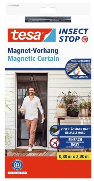 TESA Magnetická sieť na ochranu proti hmyzu, antracitová