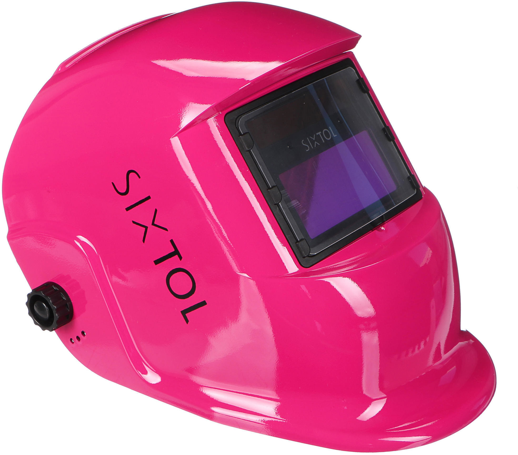 SIXTOL Zváracia kukla samostmievacia WELDING MASK 4, ružová
