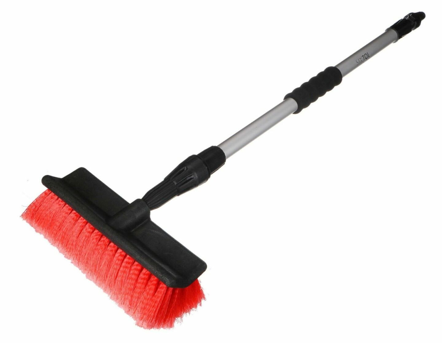 SIXTOL Teleskopická prietoková kefa na umývanie auta CAR DETAILING WASH BRUSH 1, 70 – 120 cm