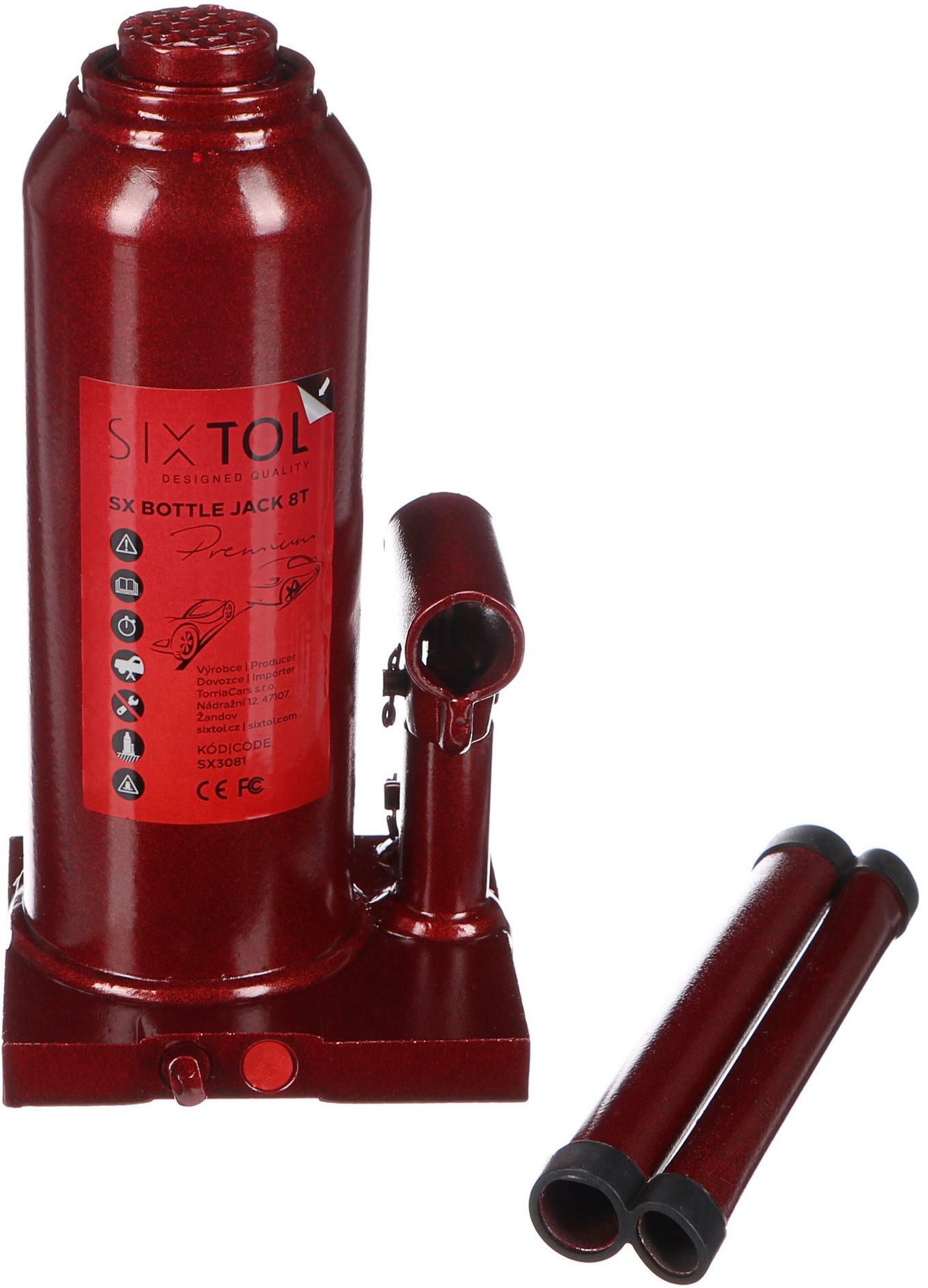 SIXTOL SX BOTTLE JACK PREMIUM 8T