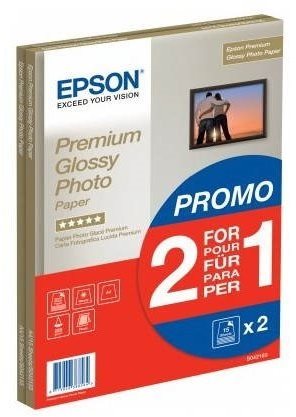 Epson Premium Glossy Photo A4 15 listov + Druhé balenie papiera zadarmo