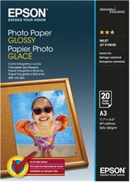 Epson Photo Paper Glossy A3 20 listov