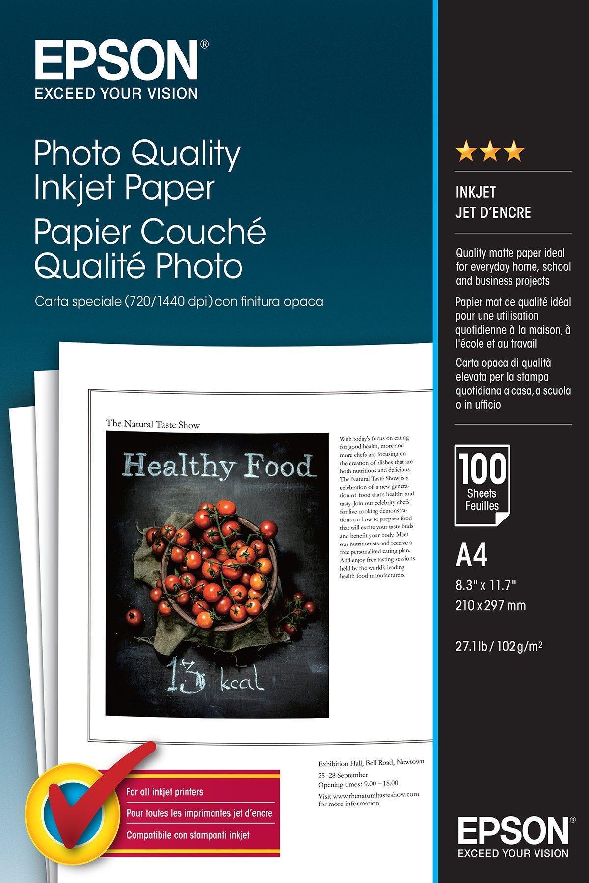 Epson Photo Quality Inkjet Paper A4 – 100 listov