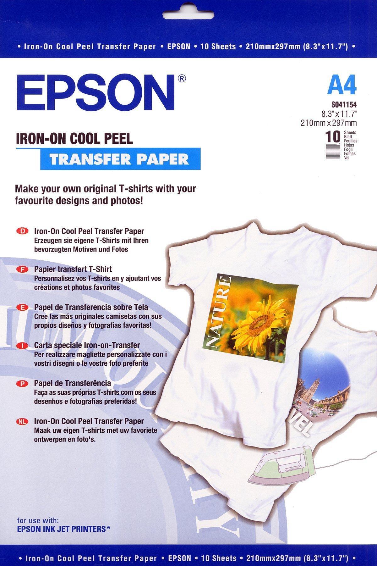 Epson Iron-on-Transfer Paper – A4 –10 listov