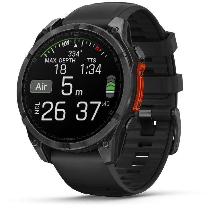 Garmin Fenix 8 47 mm AMOLED Slate Gray Steel/Black Band