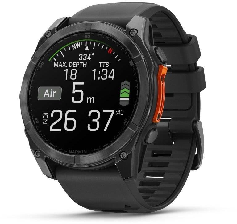 Garmin Fenix 8 51 mm AMOLED Slate Gray Steel/Black Band