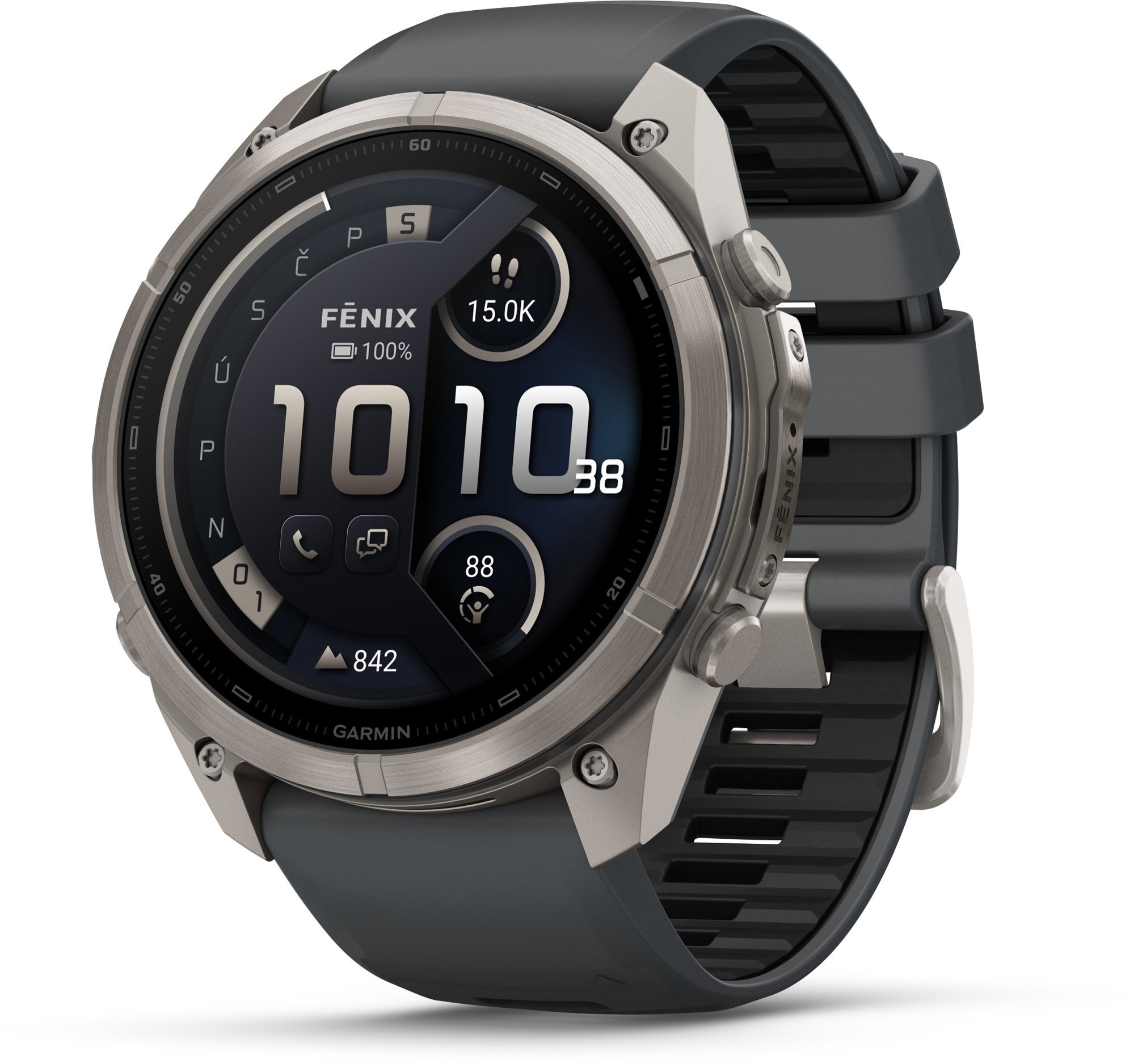 Garmin Fenix 9 Pro 51 mm AMOLED inReach Titanium Graphite/Black