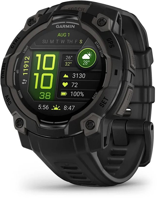 Garmin Instinct 3 45 mm AMOLED Black/Black band