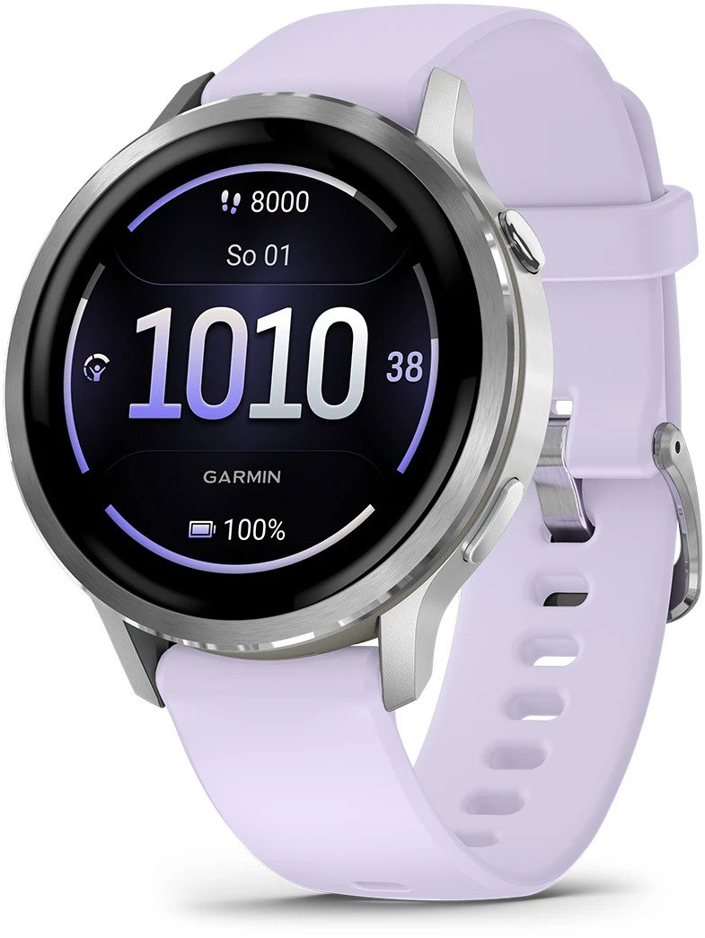Garmin Venu 4 41mm Silver/Periwinkle Band