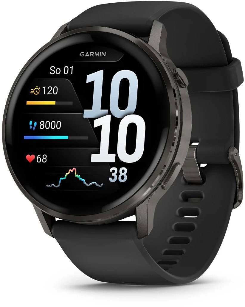 Garmin Venu 4 45mm Slate/Black Band