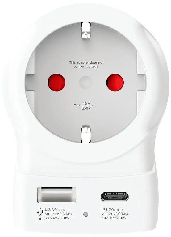 SKROSS cestovný adaptér s USB A + C 20 W do Veľkej Británie, typ G